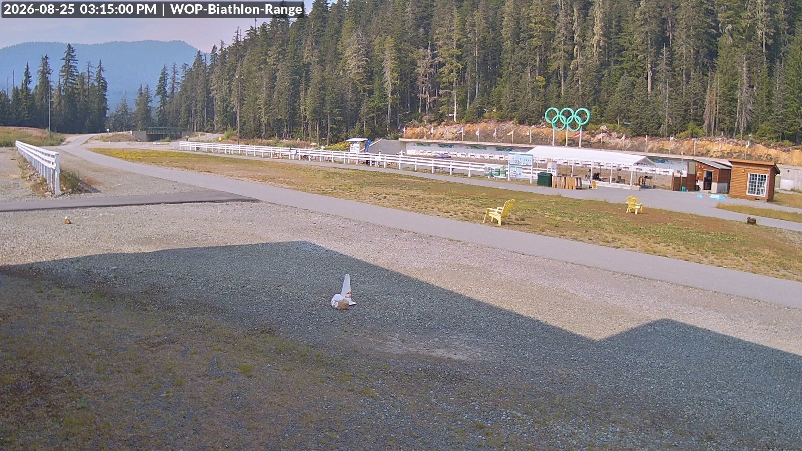 View looking North East to the Olympic Biathlon Range