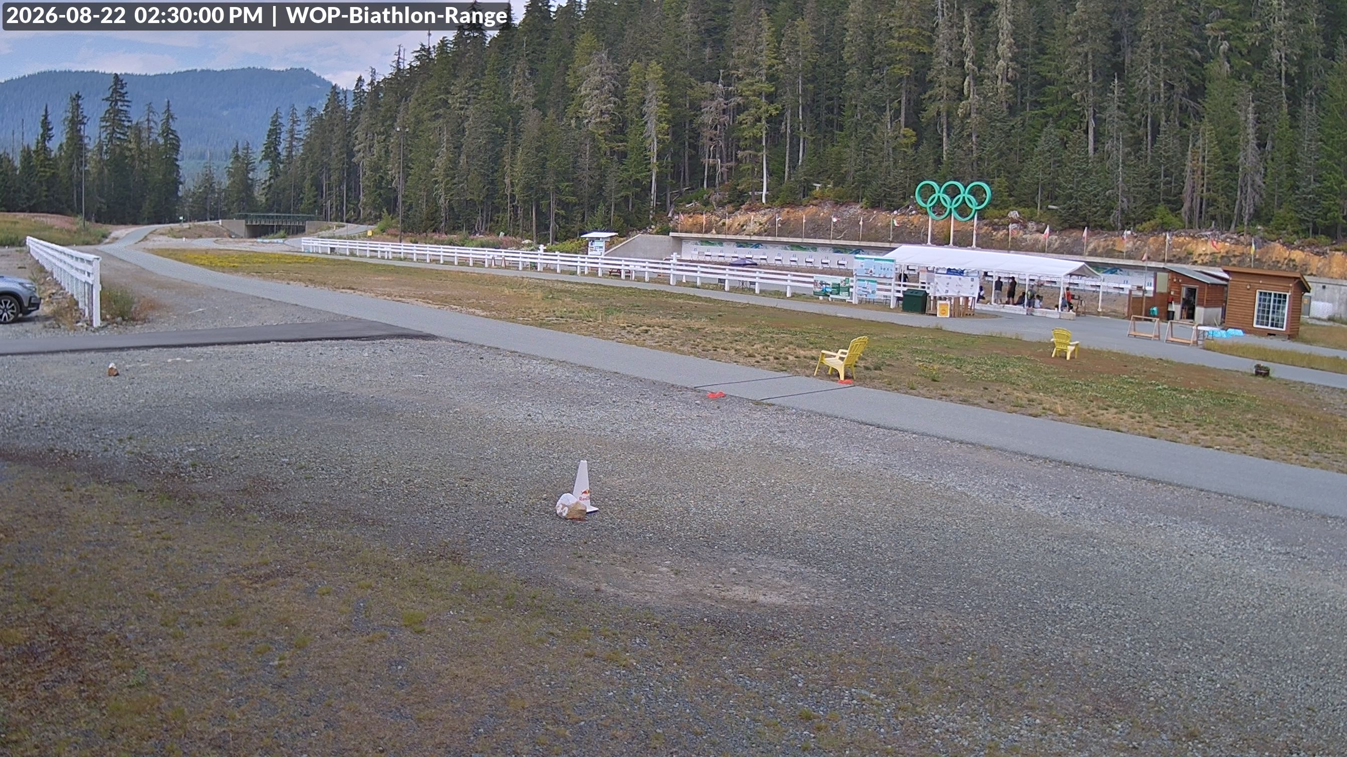 View looking North East to the Olympic Biathlon Range