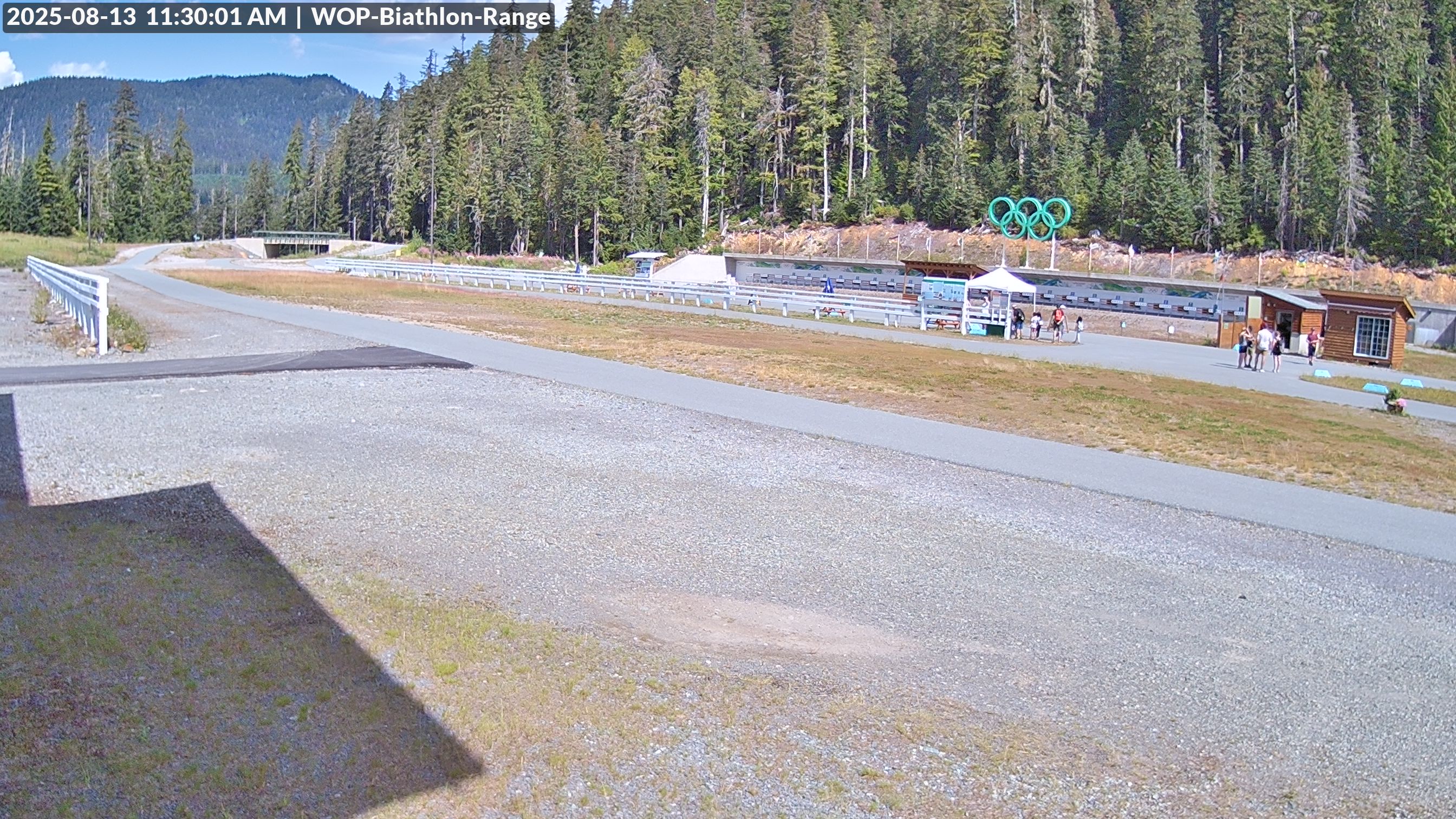 View looking North East to the Olympic Biathlon Range