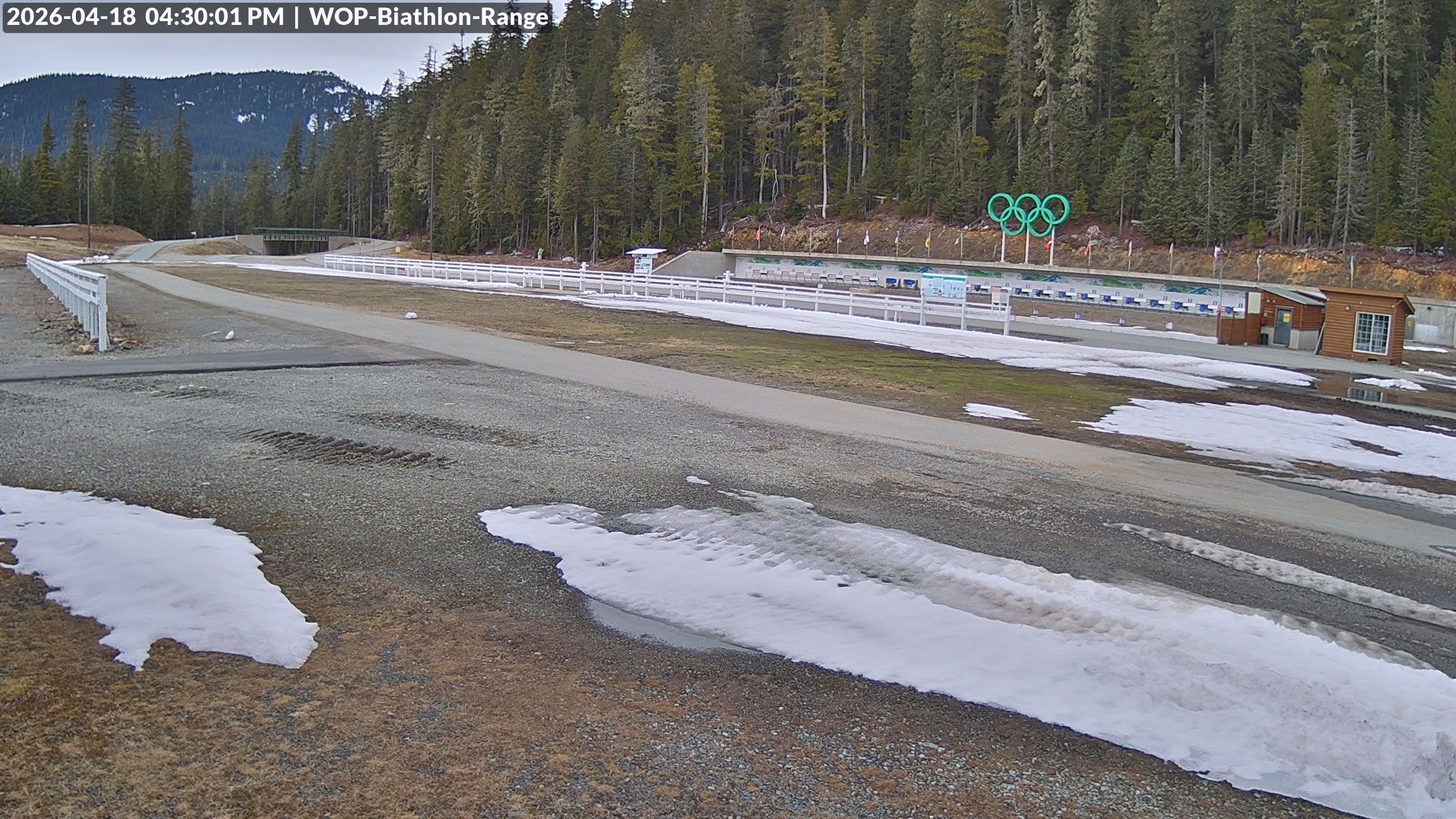View looking North East to the Olympic Biathlon Range