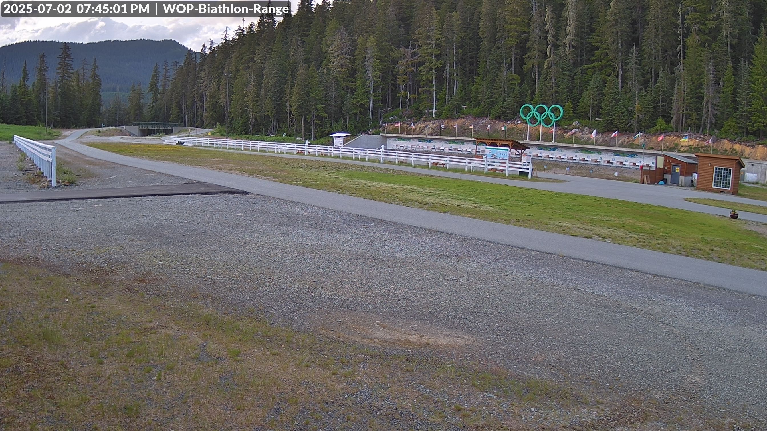 View looking North East to the Olympic Biathlon Range