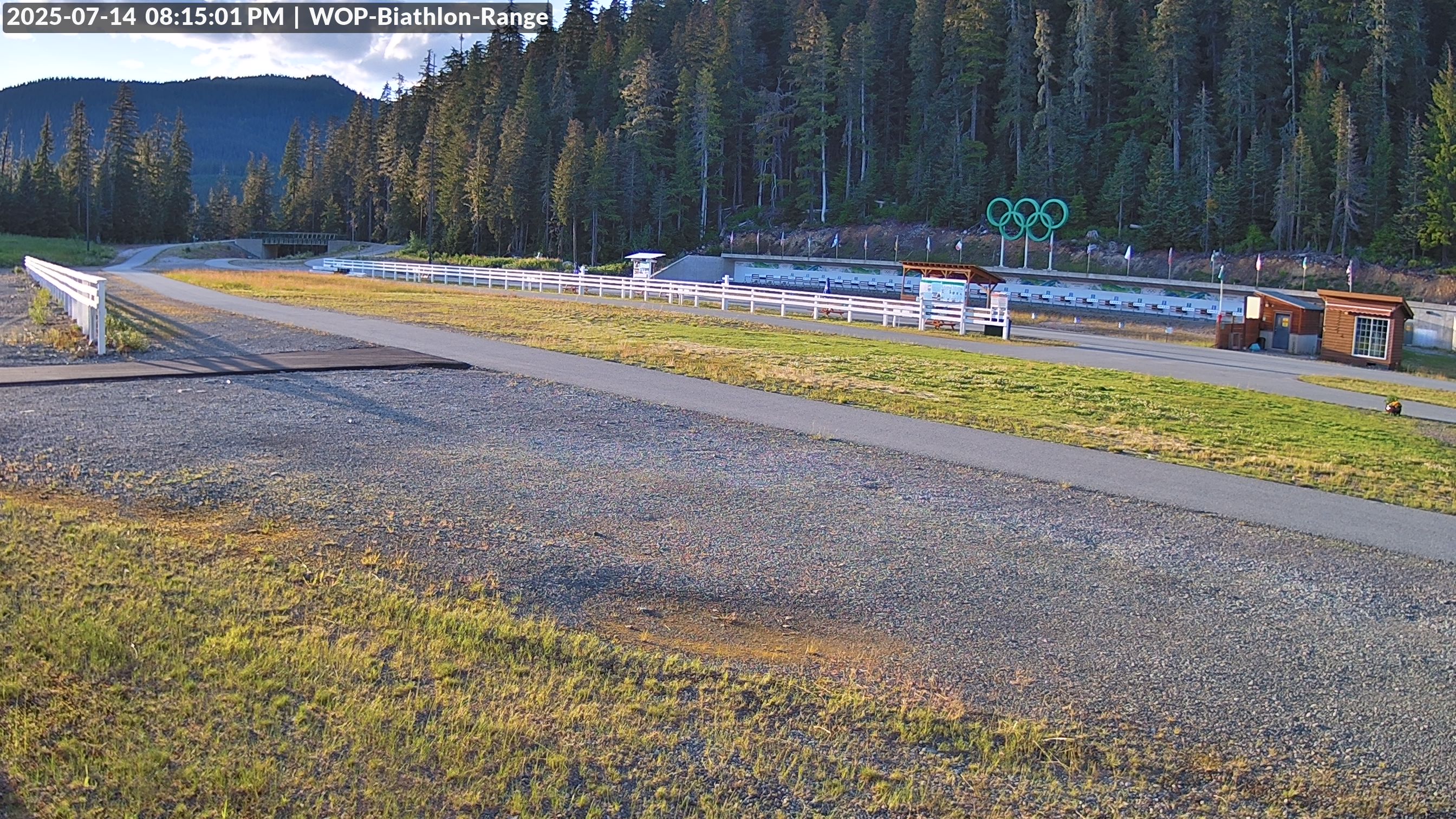 View looking North East to the Olympic Biathlon Range