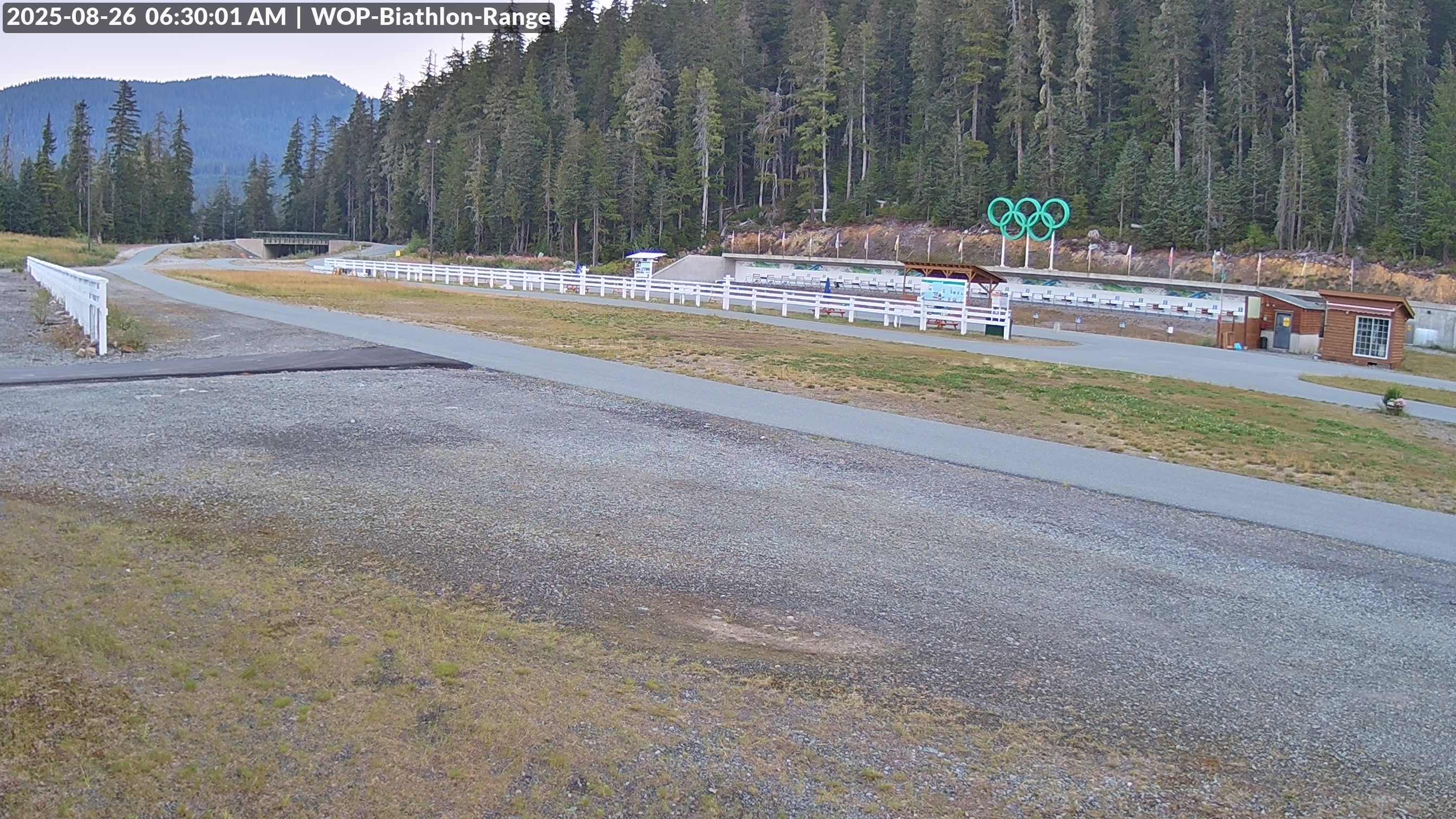 View looking North East to the Olympic Biathlon Range