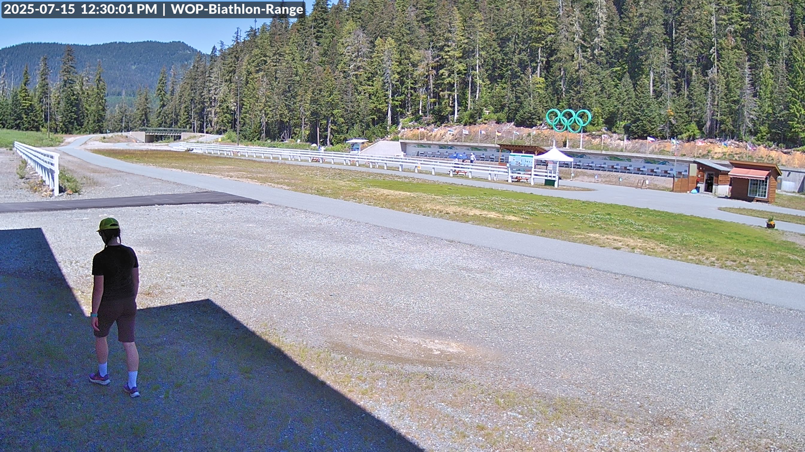View looking North East to the Olympic Biathlon Range