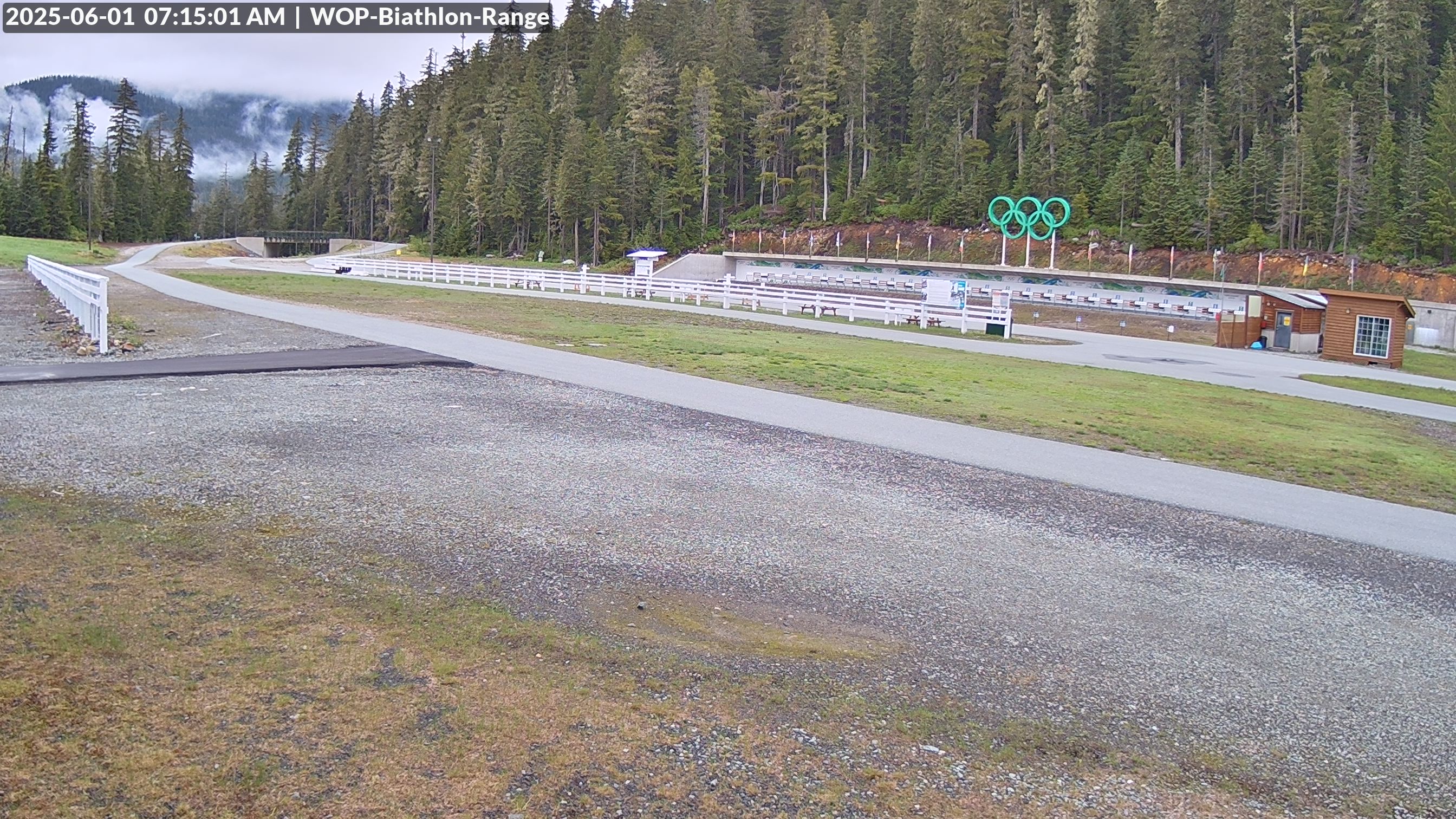 View looking North East to the Olympic Biathlon Range