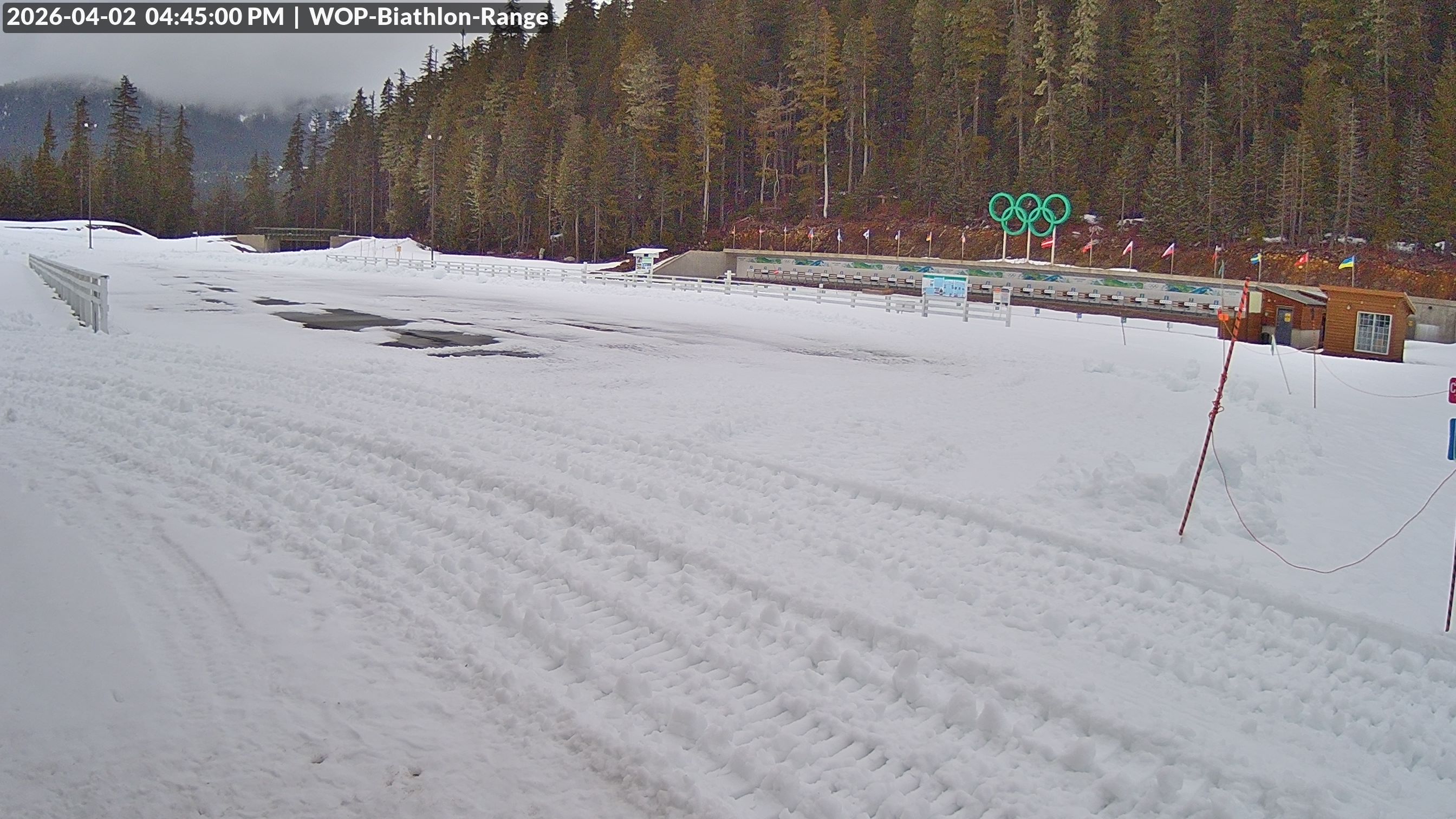 View looking North East to the Olympic Biathlon Range