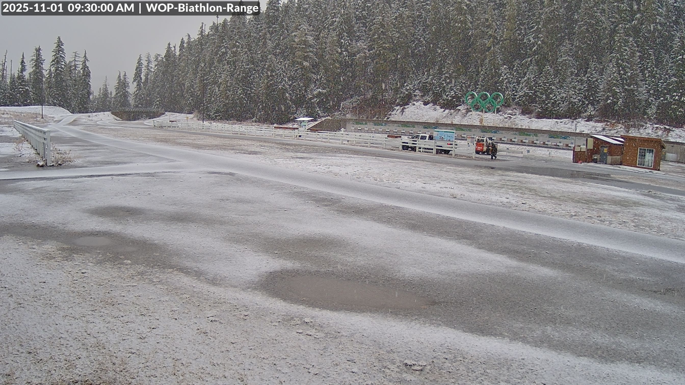 View looking North East to the Olympic Biathlon Range