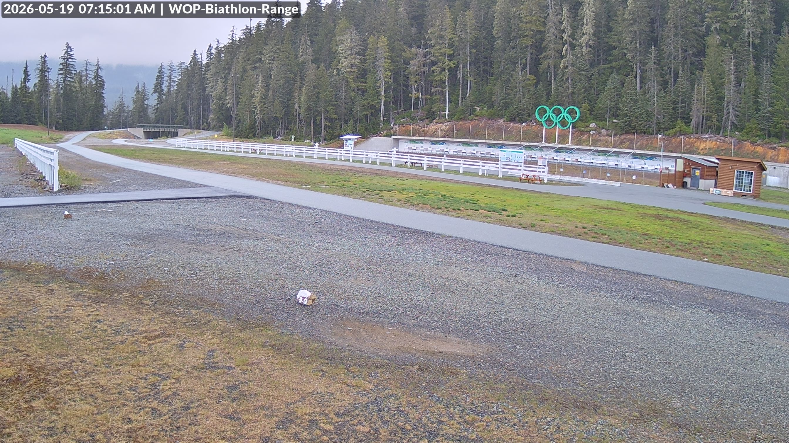 View looking North East to the Olympic Biathlon Range