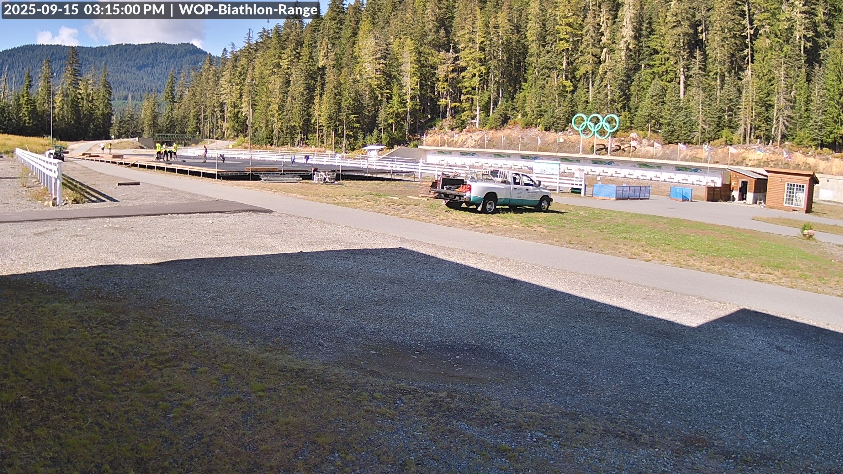 View looking North East to the Olympic Biathlon Range