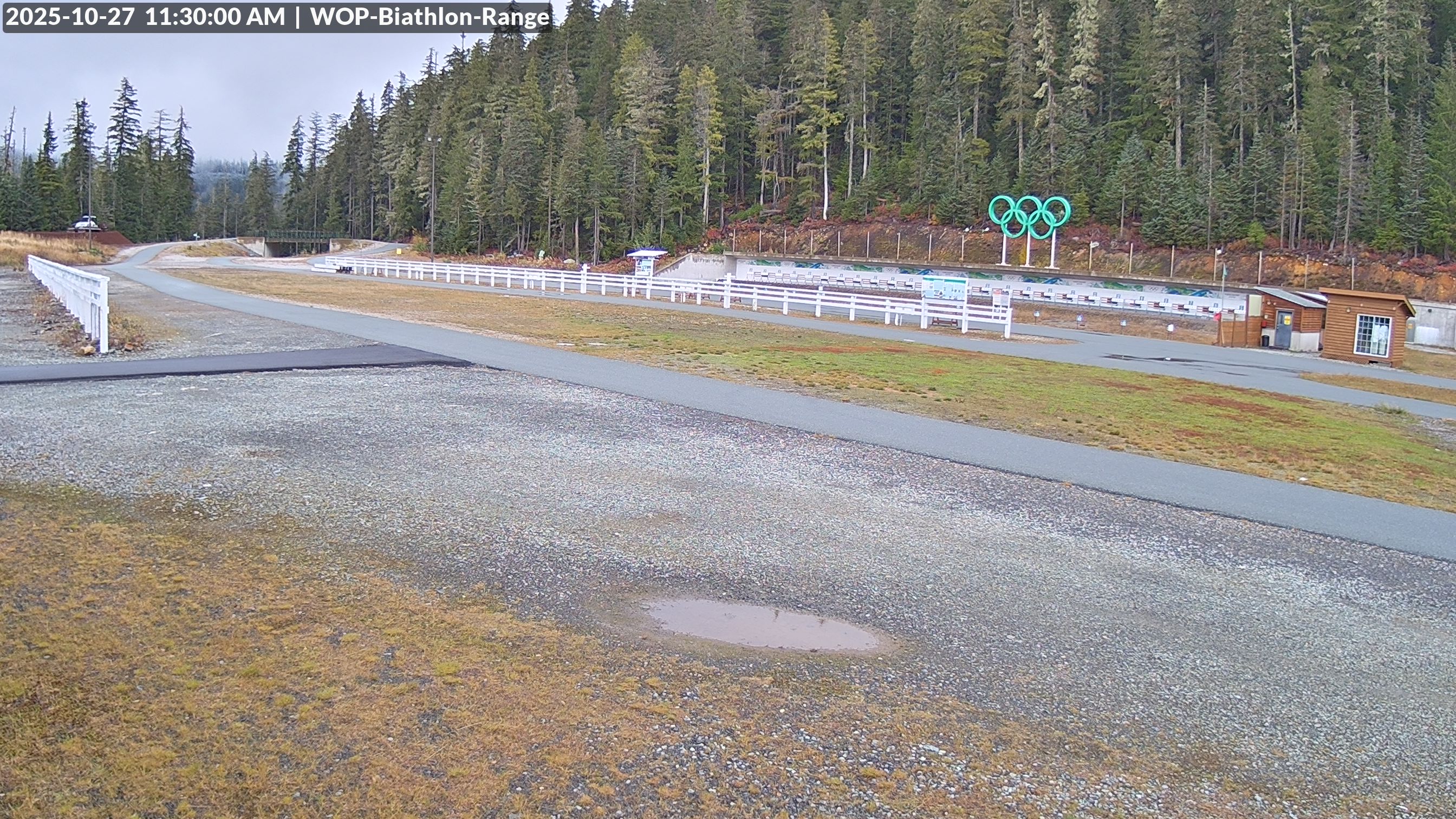 View looking North East to the Olympic Biathlon Range