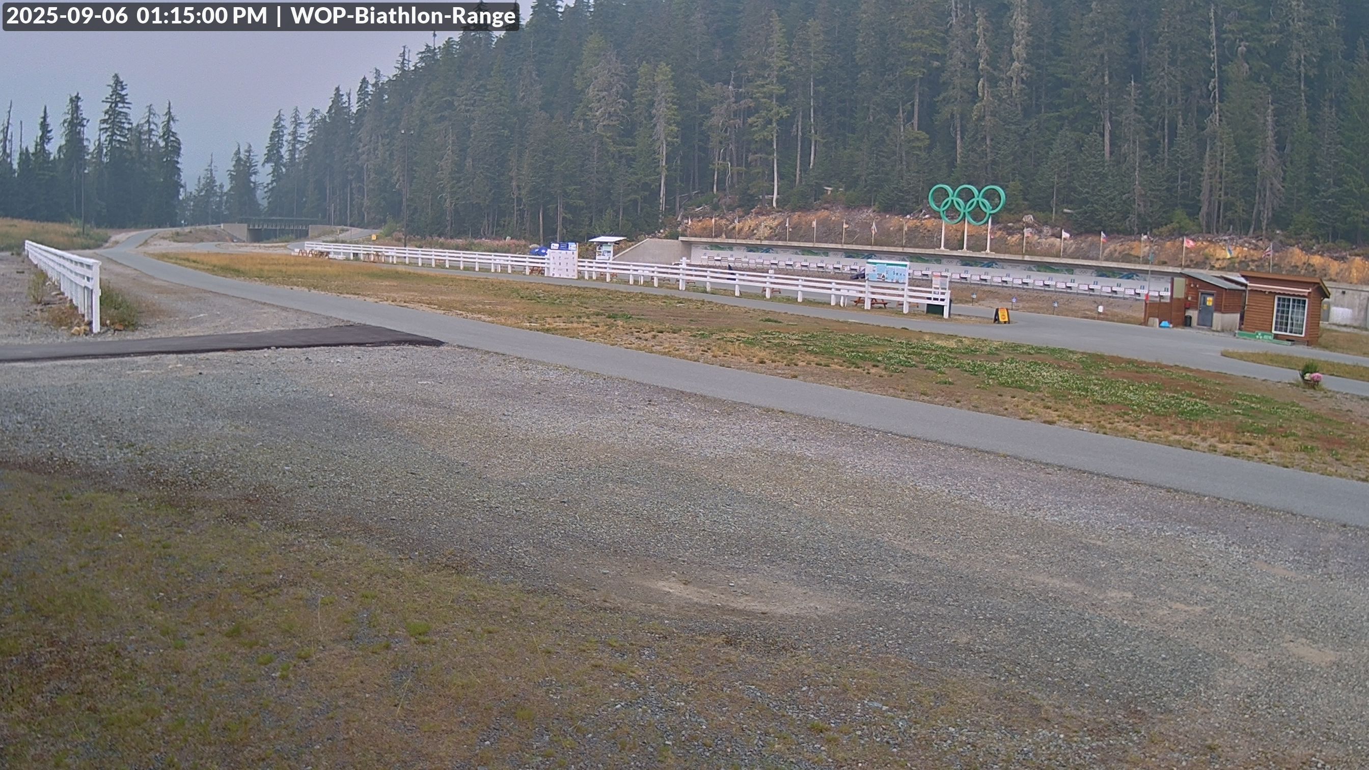 View looking North East to the Olympic Biathlon Range