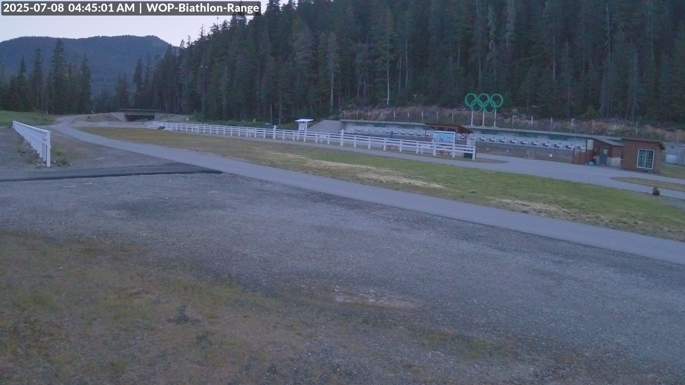 View looking North East to the Olympic Biathlon Range