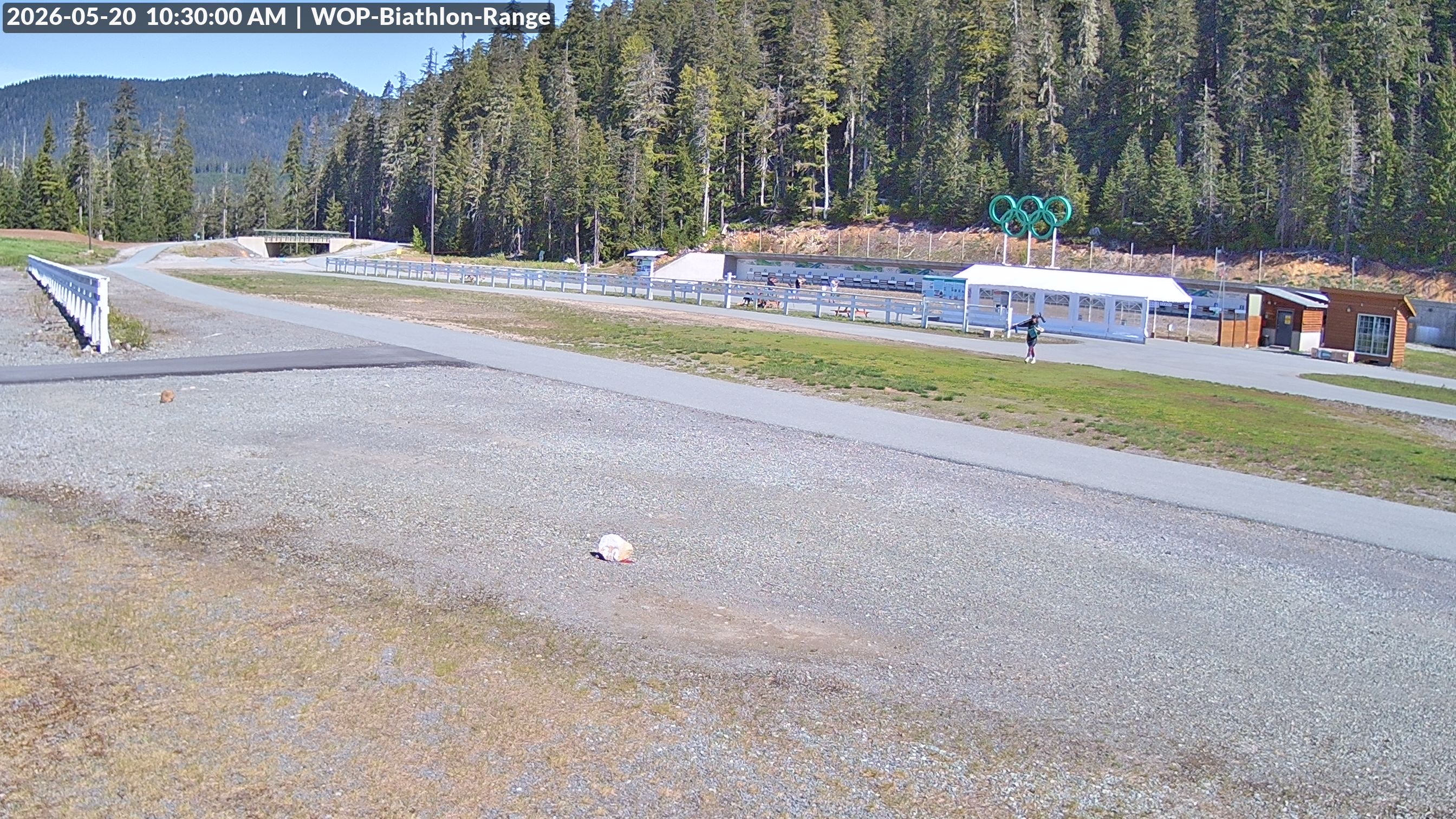 View looking North East to the Olympic Biathlon Range