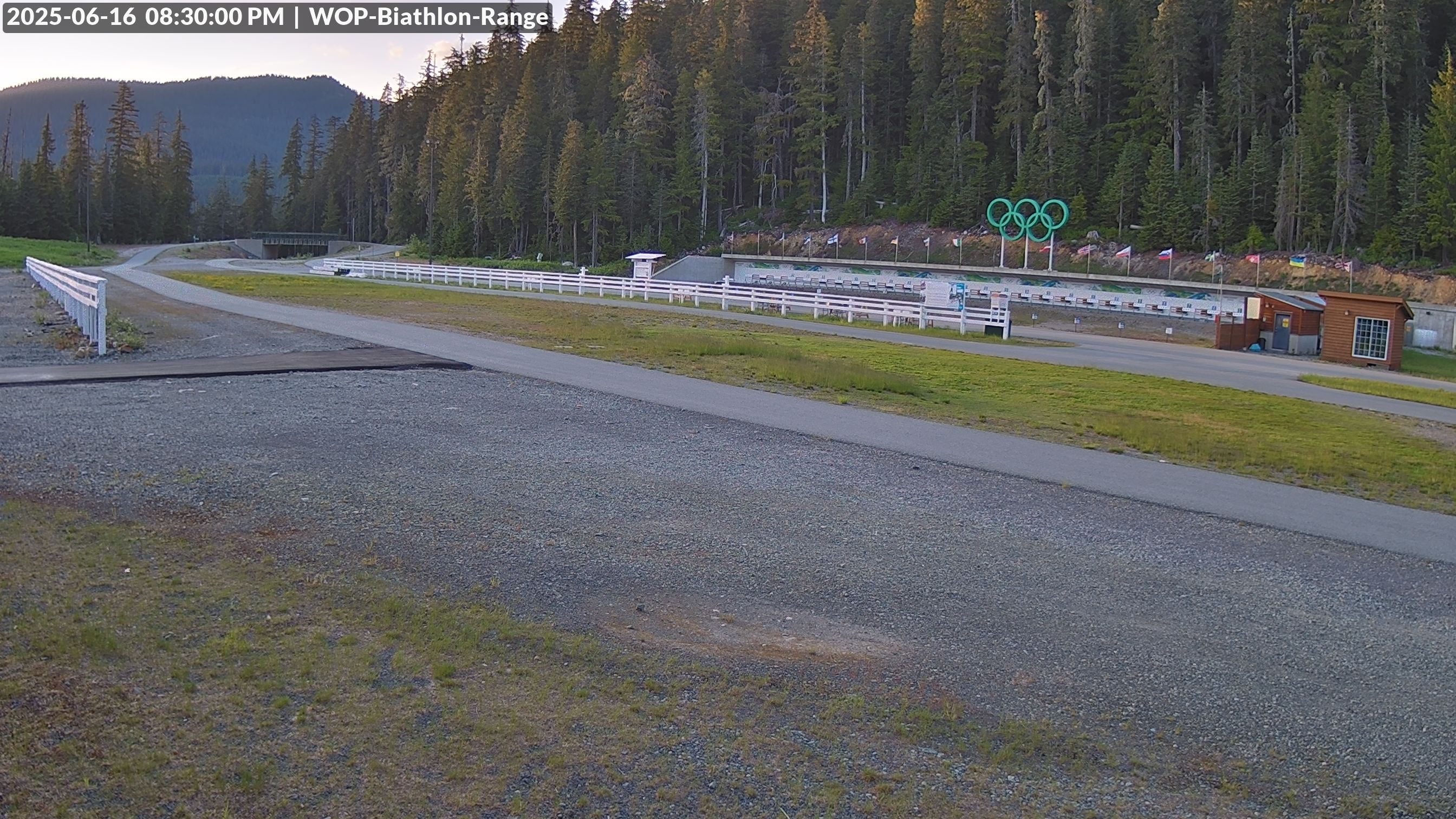 View looking North East to the Olympic Biathlon Range