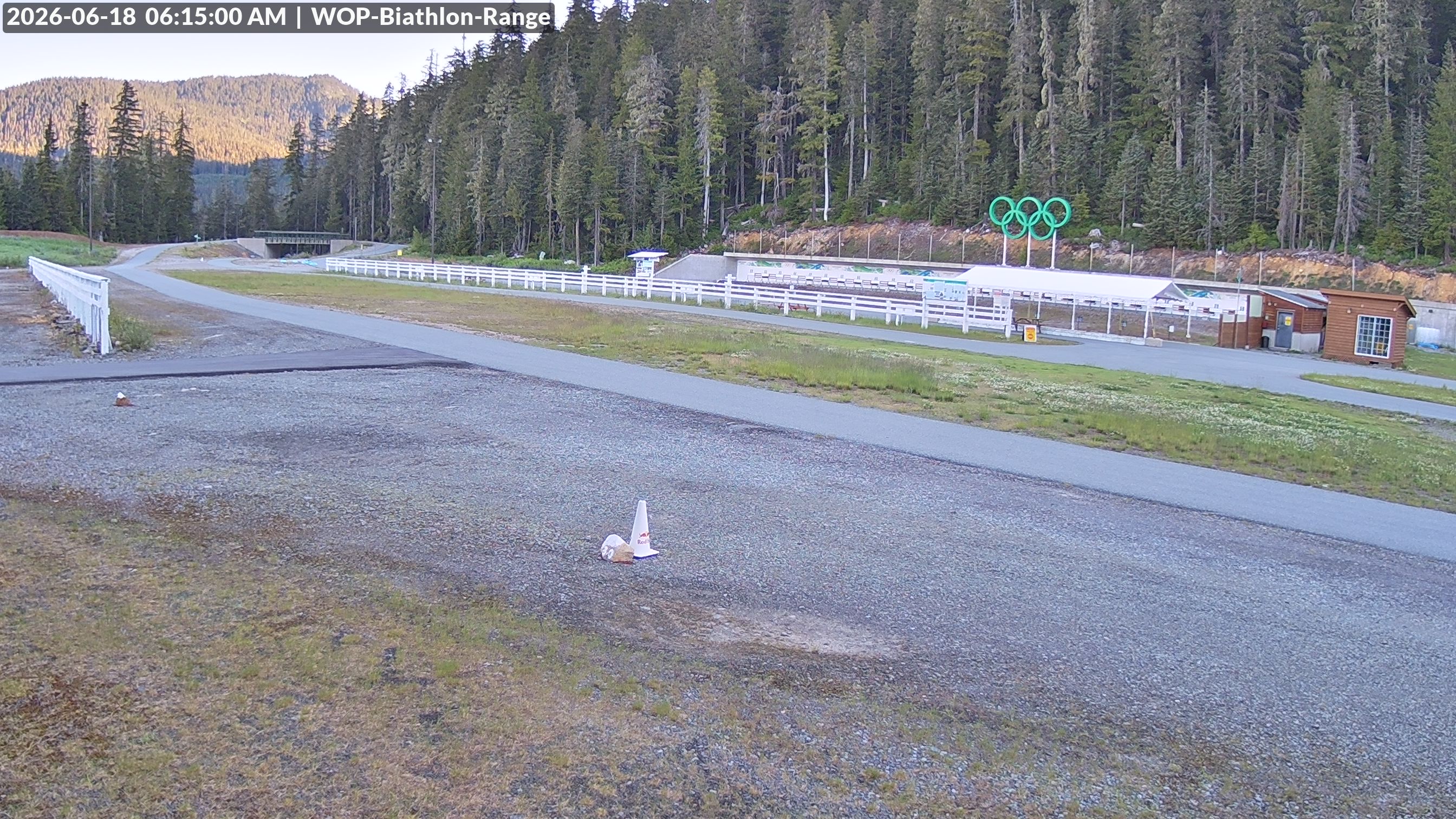View looking North East to the Olympic Biathlon Range