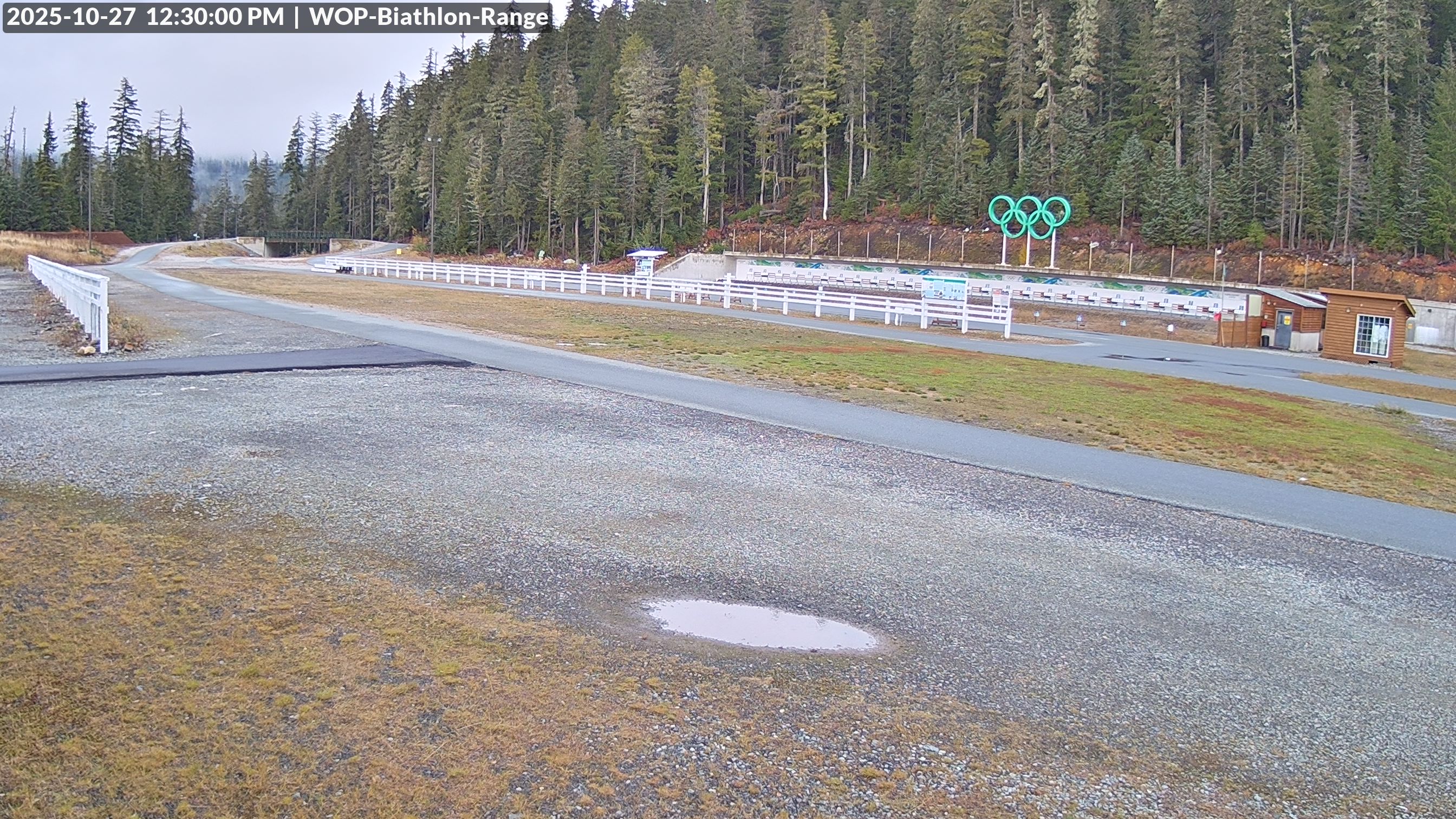 View looking North East to the Olympic Biathlon Range