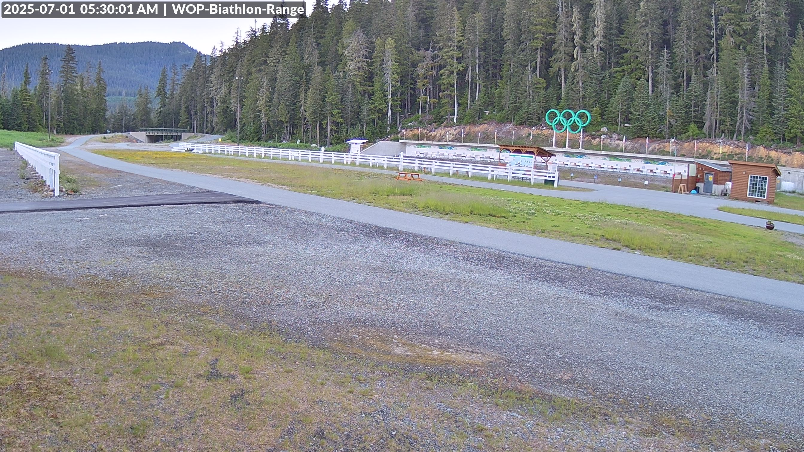 View looking North East to the Olympic Biathlon Range