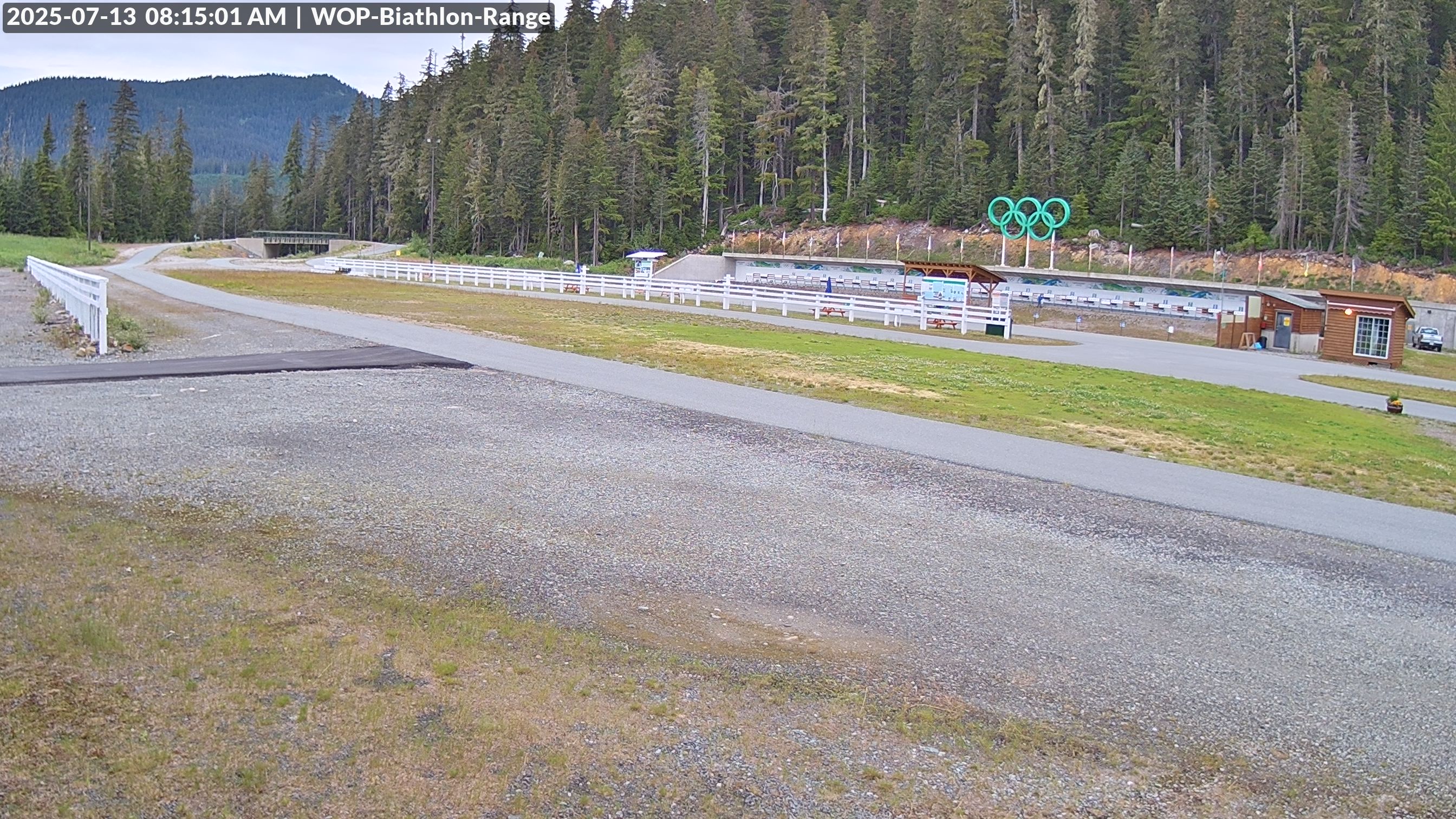 View looking North East to the Olympic Biathlon Range
