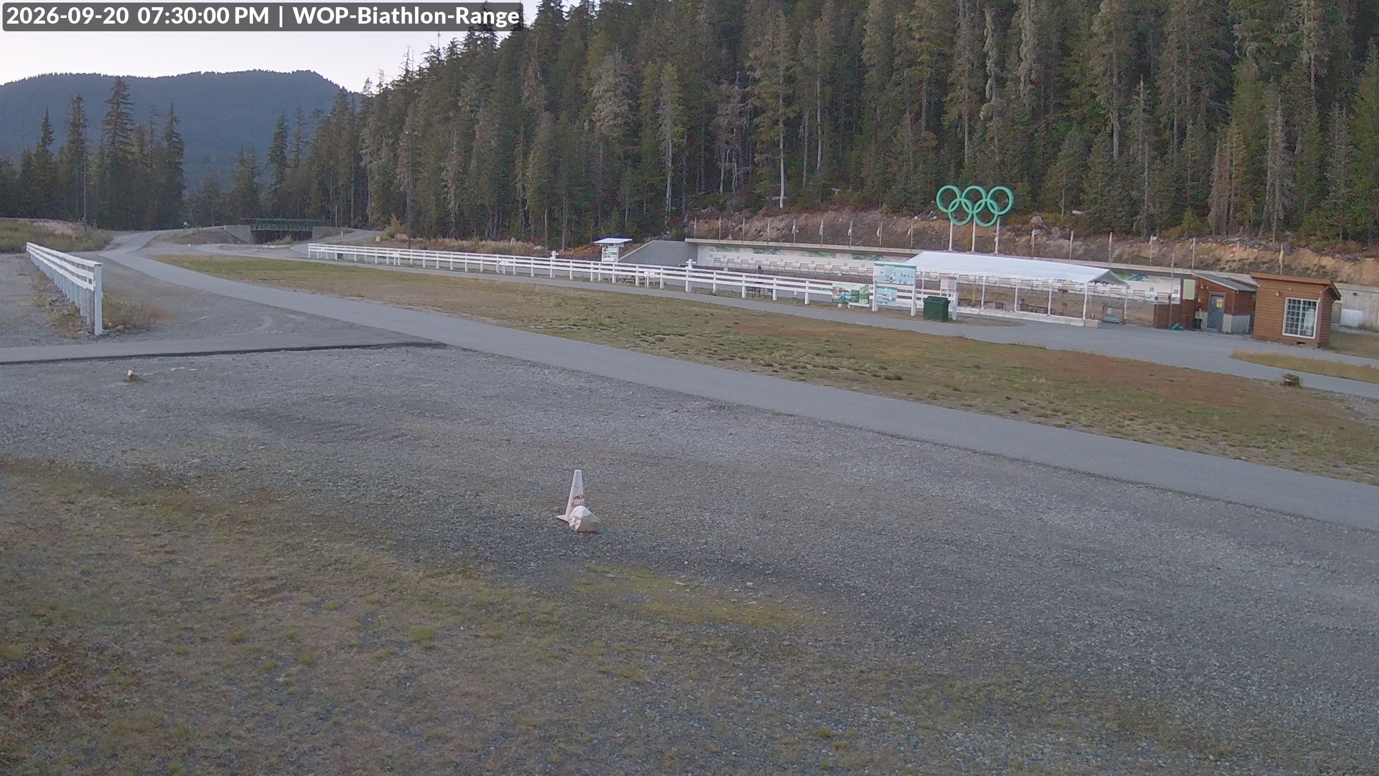View looking North East to the Olympic Biathlon Range