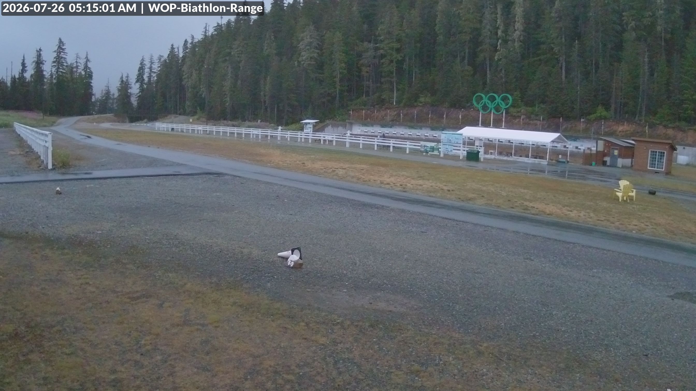 View looking North East to the Olympic Biathlon Range