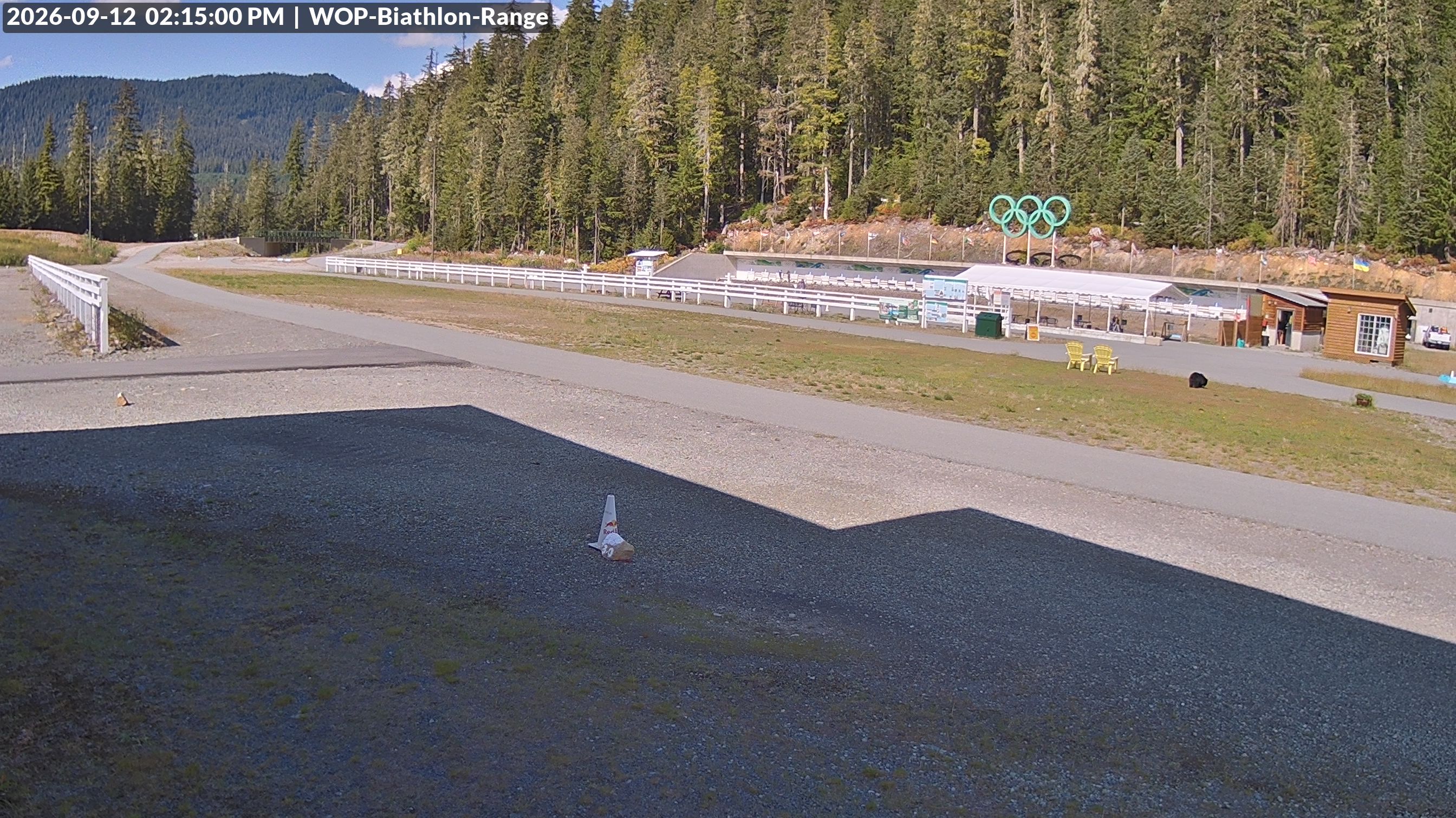 View looking North East to the Olympic Biathlon Range