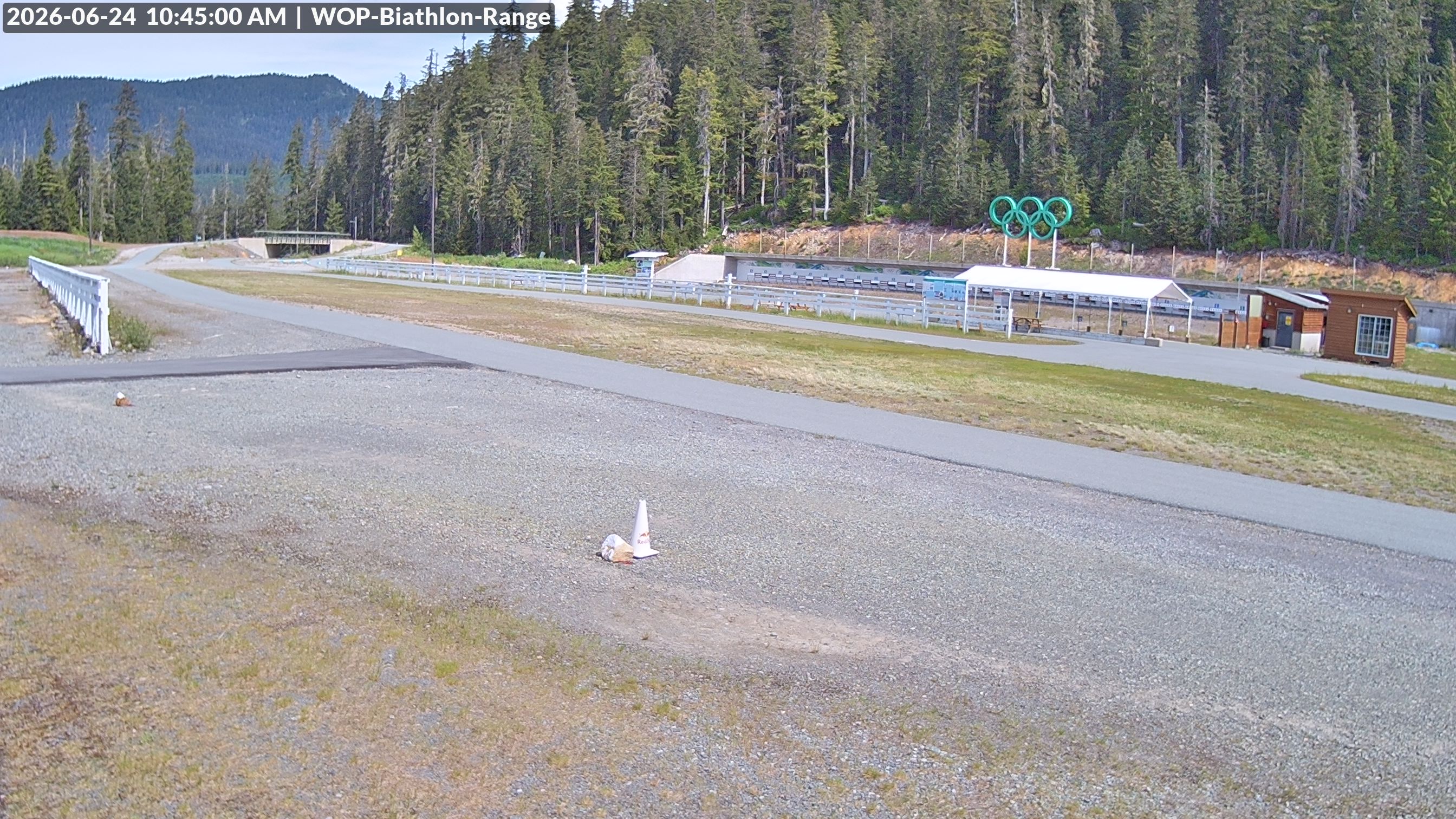 View looking North East to the Olympic Biathlon Range