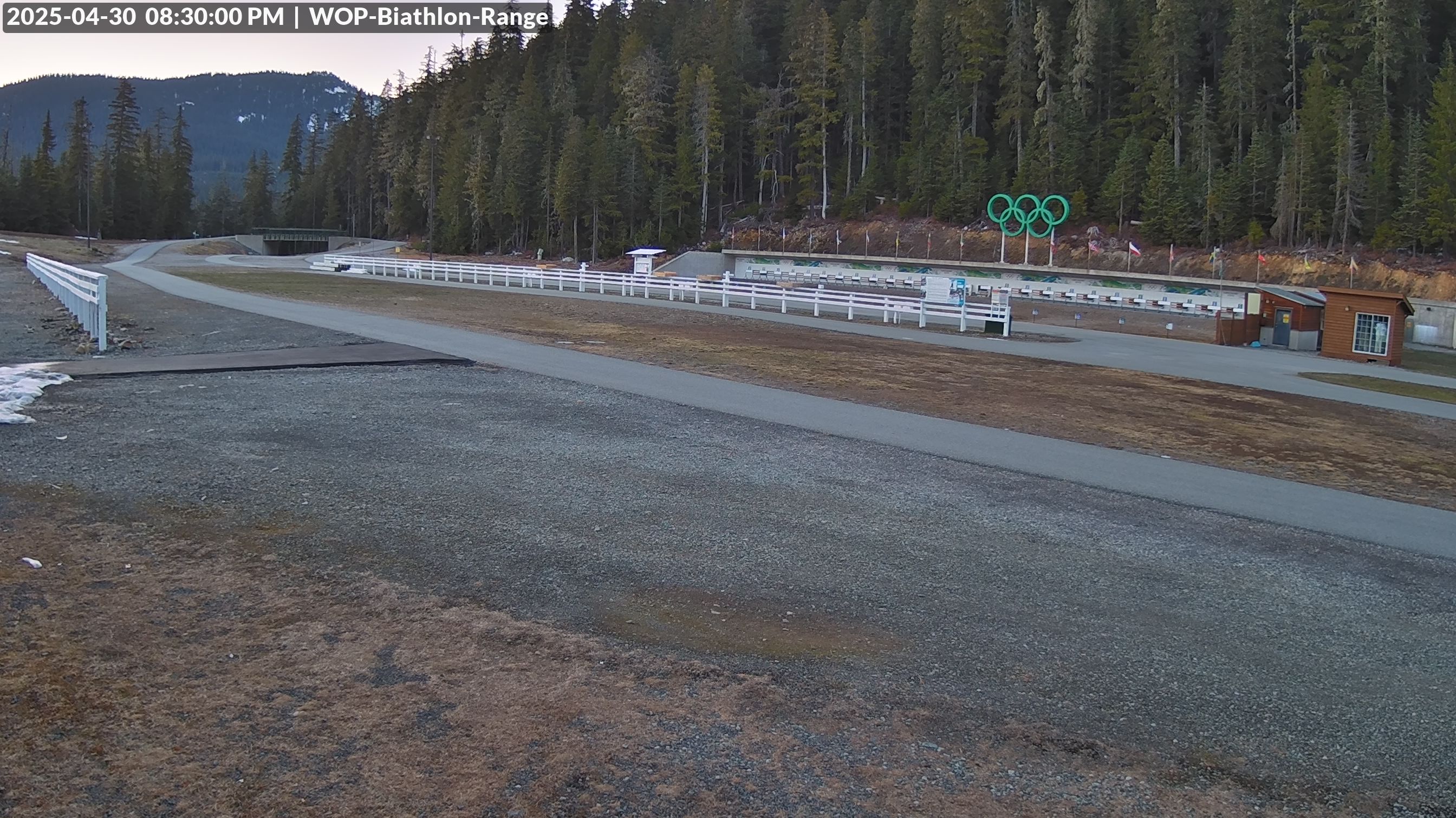 View looking North East to the Olympic Biathlon Range