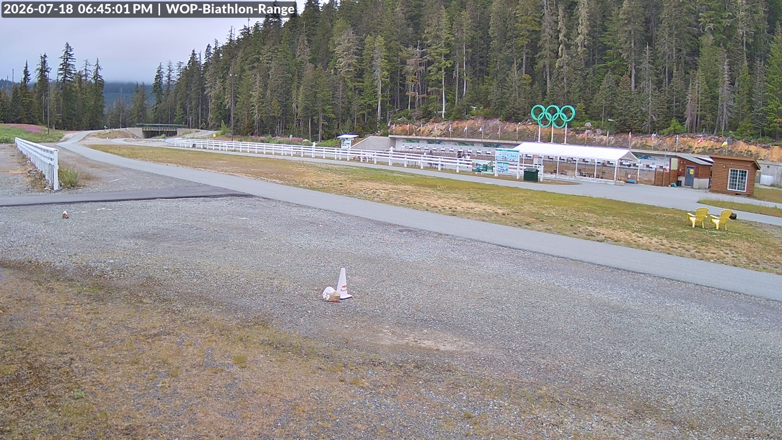 View looking North East to the Olympic Biathlon Range
