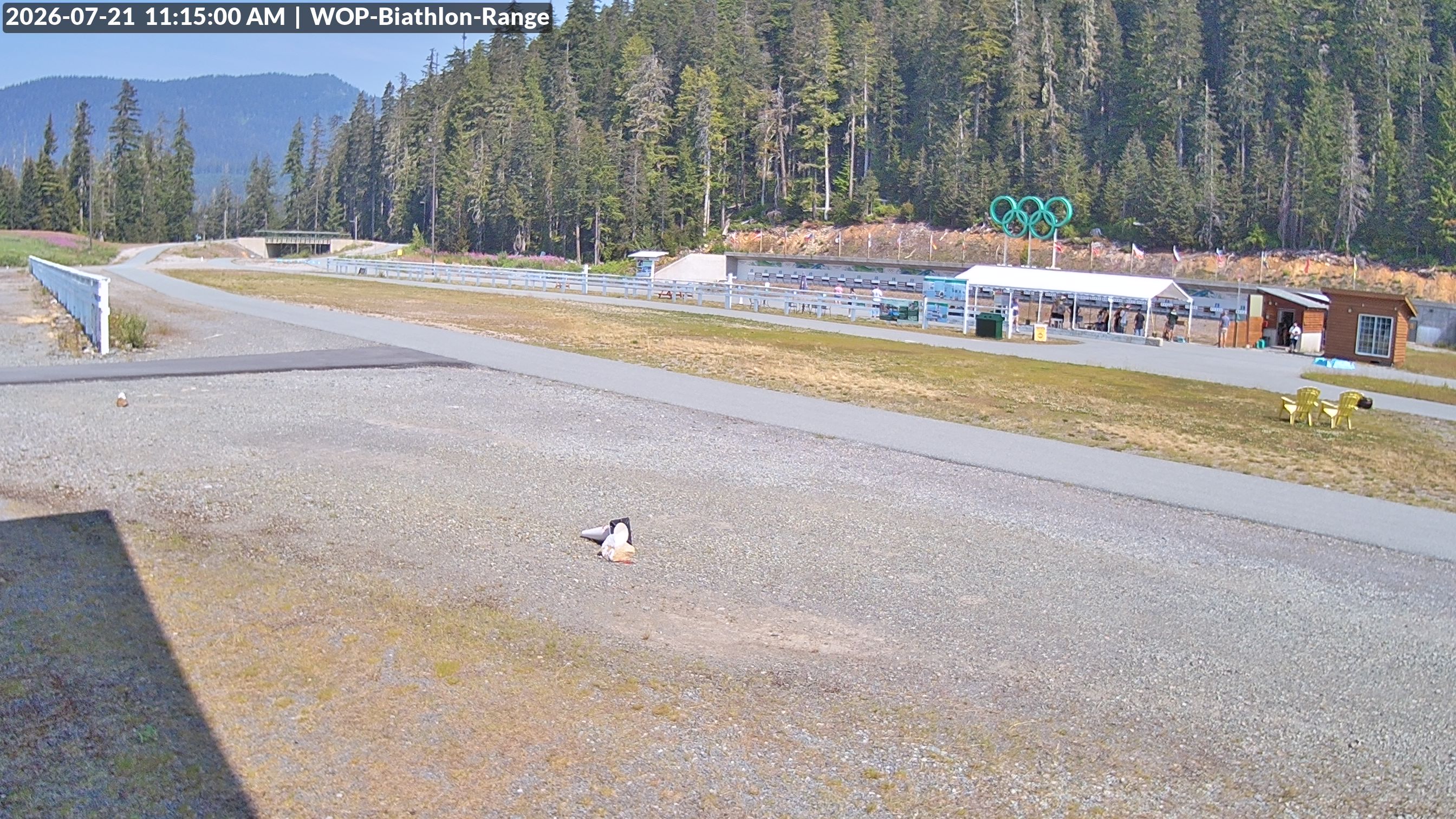 View looking North East to the Olympic Biathlon Range