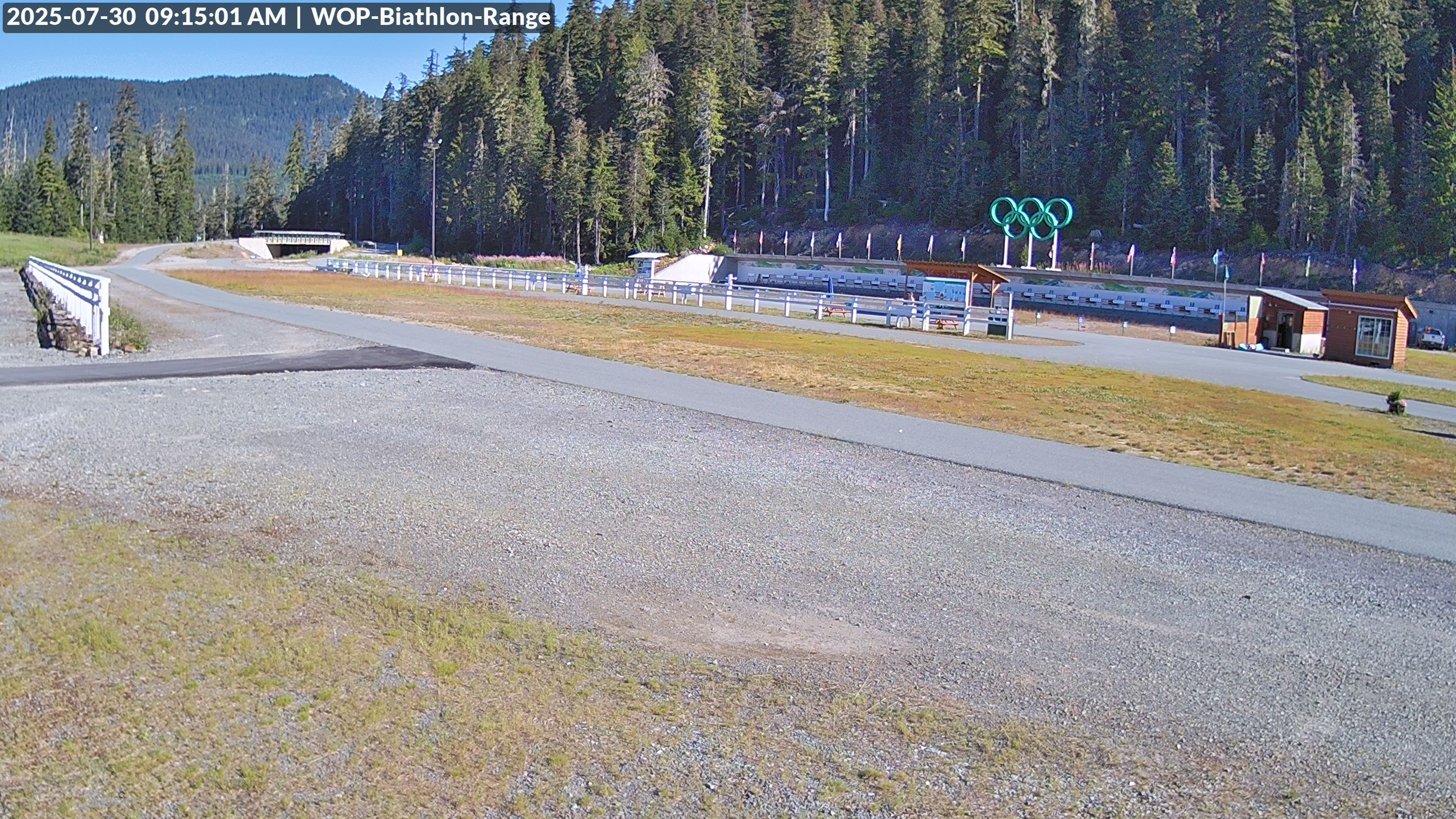 View looking North East to the Olympic Biathlon Range