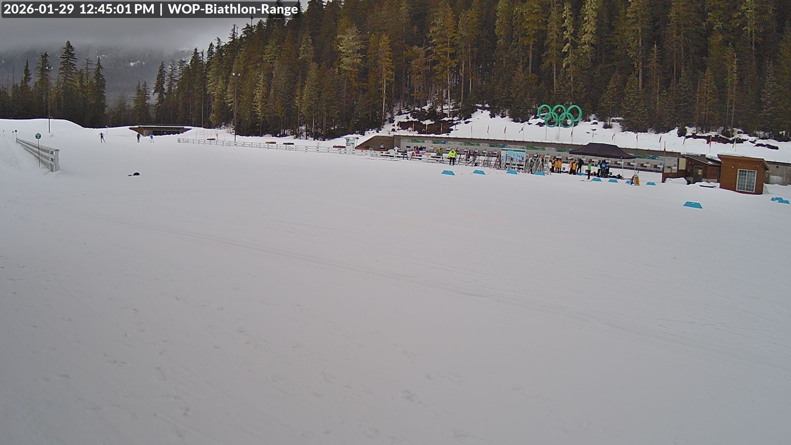View looking North East to the Olympic Biathlon Range