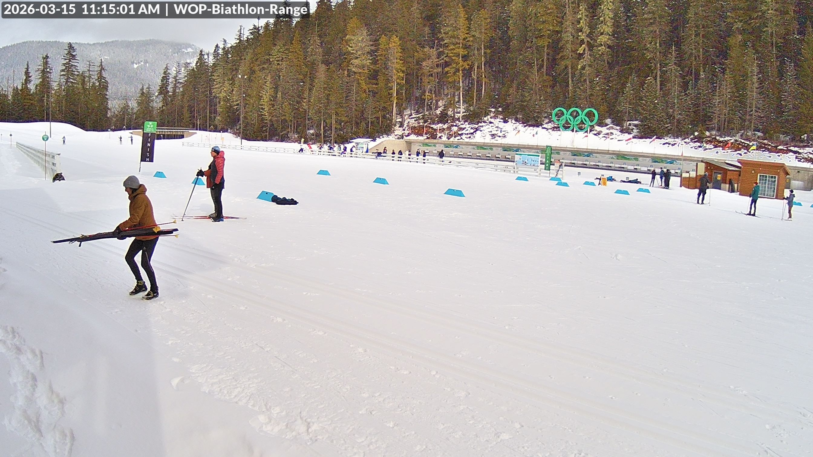 View looking North East to the Olympic Biathlon Range