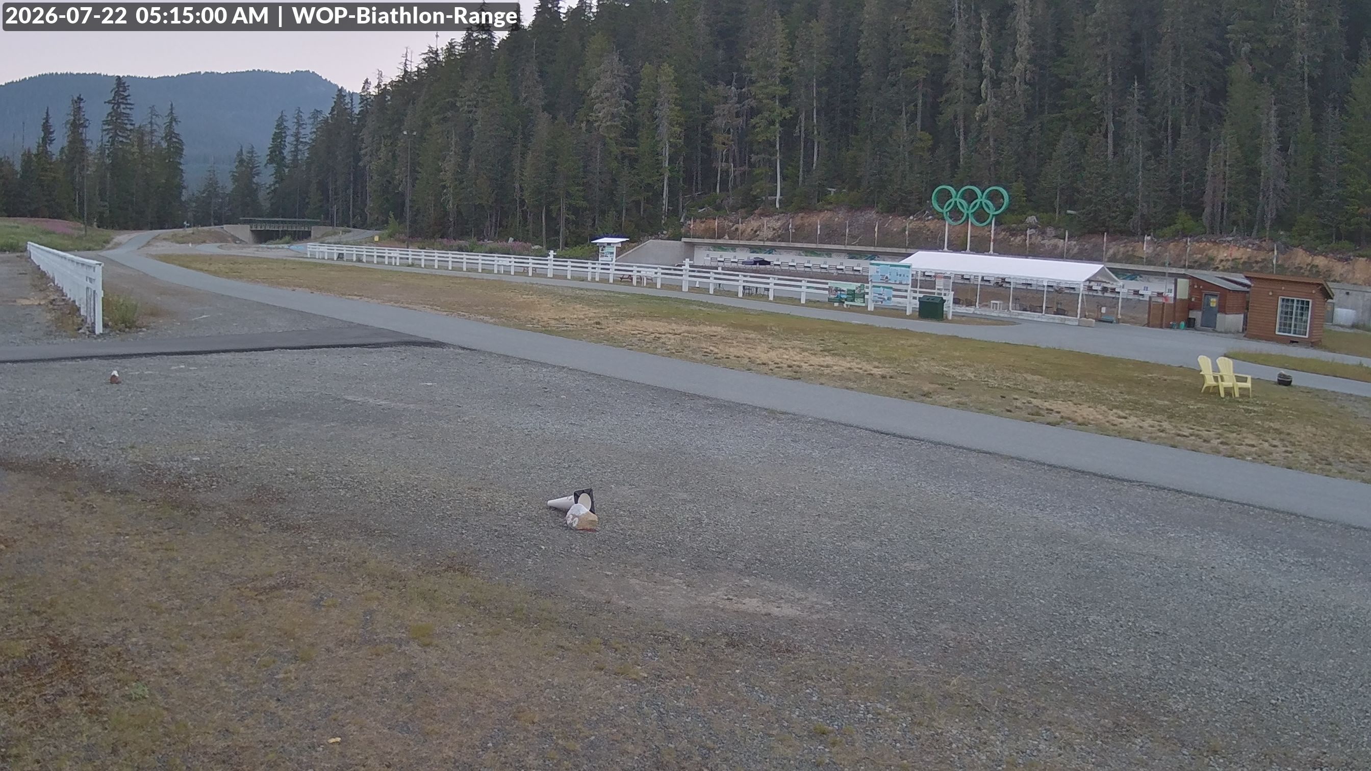 View looking North East to the Olympic Biathlon Range