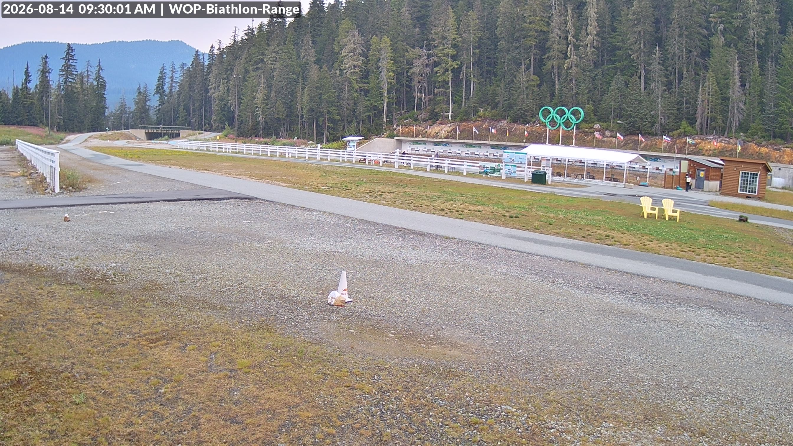 View looking North East to the Olympic Biathlon Range