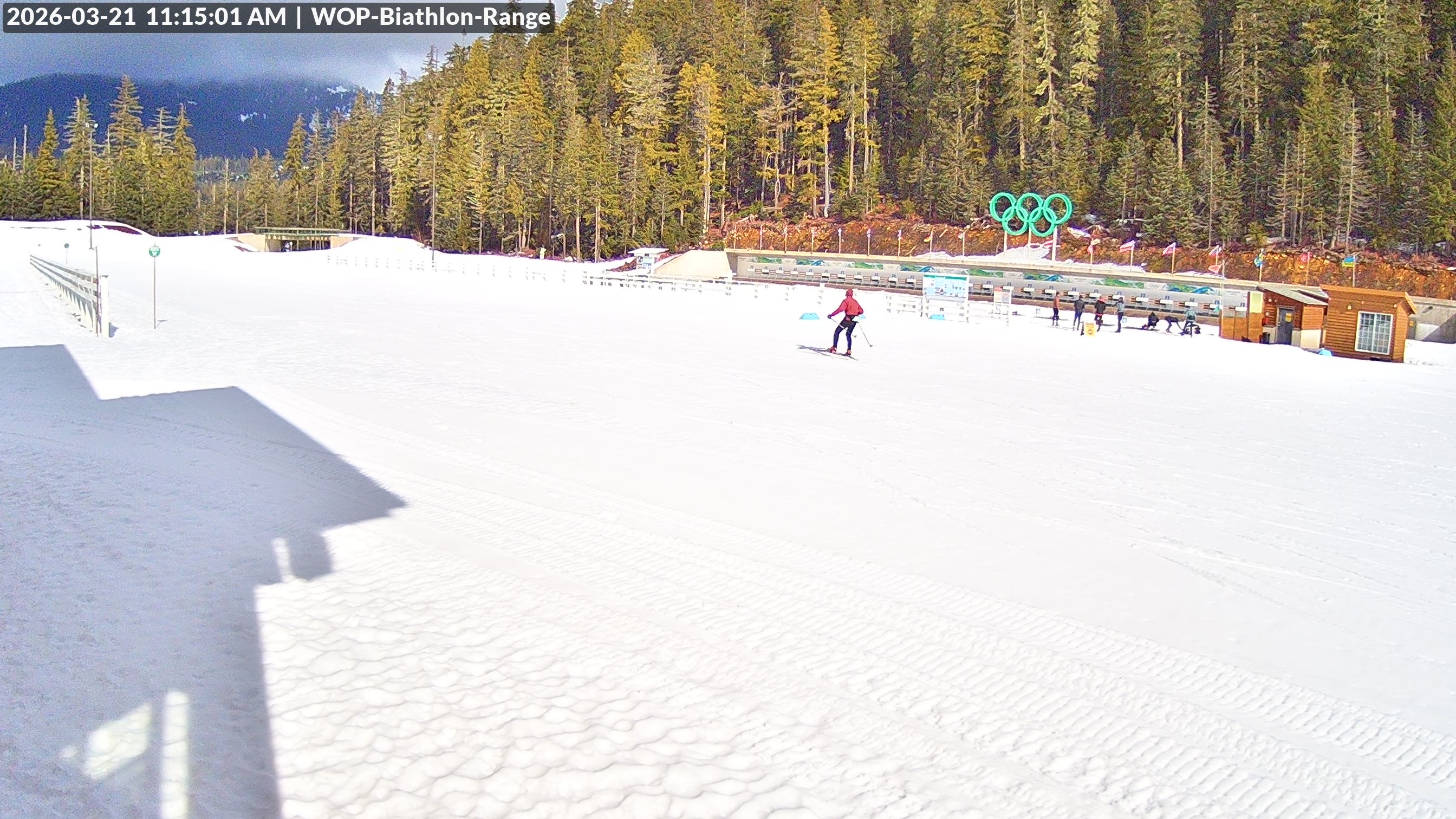 View looking North East to the Olympic Biathlon Range