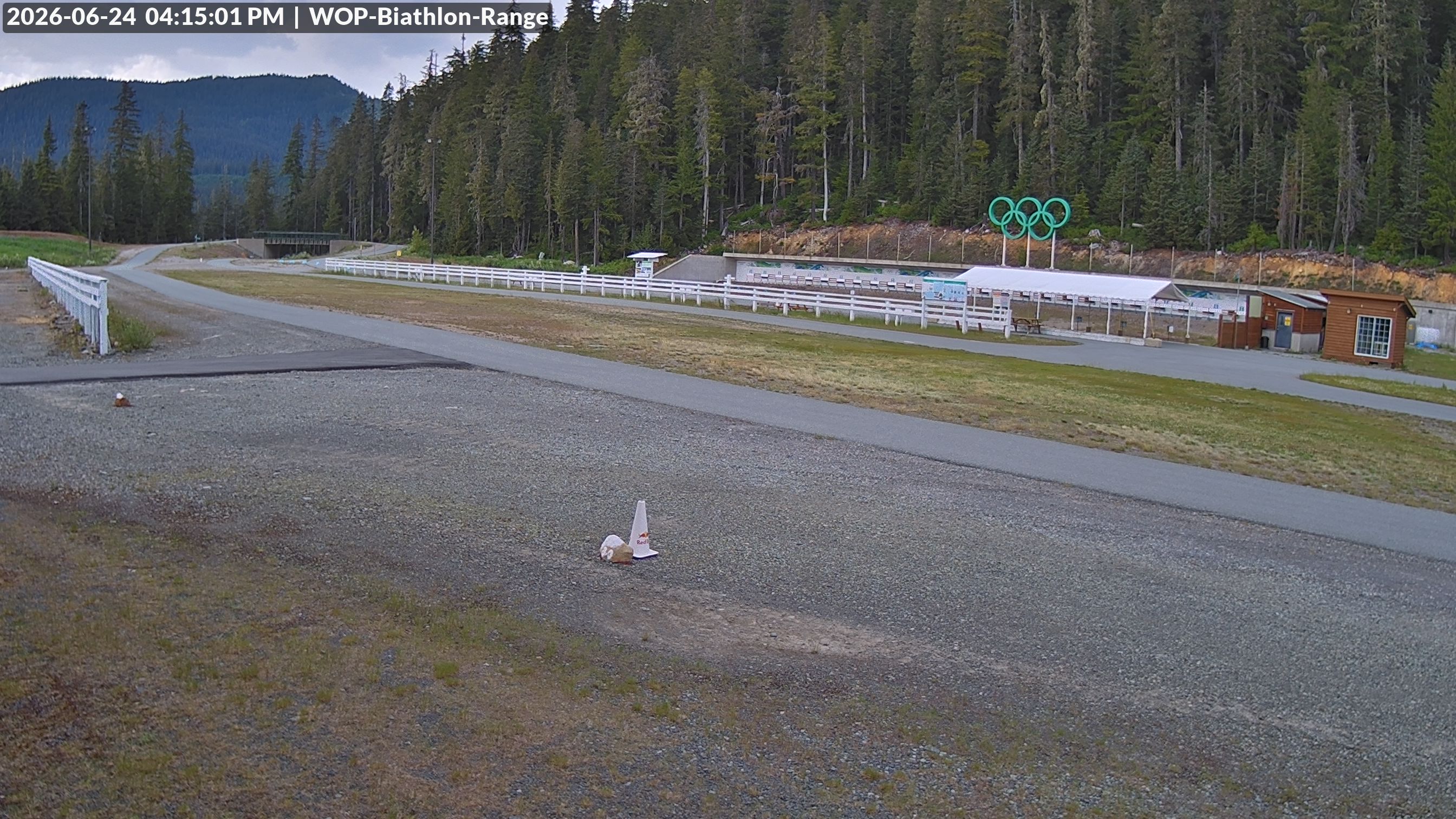 View looking North East to the Olympic Biathlon Range