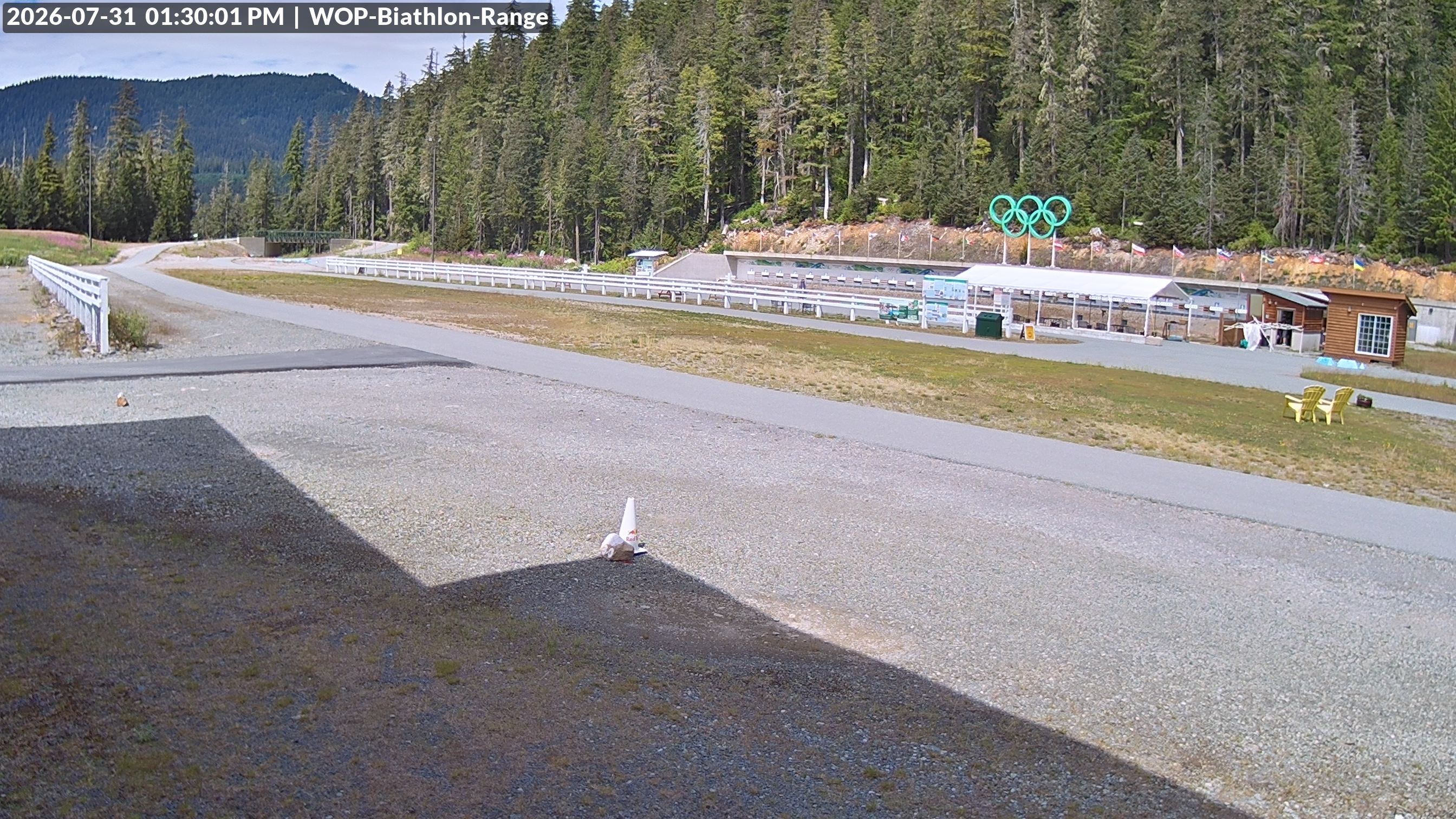View looking North East to the Olympic Biathlon Range