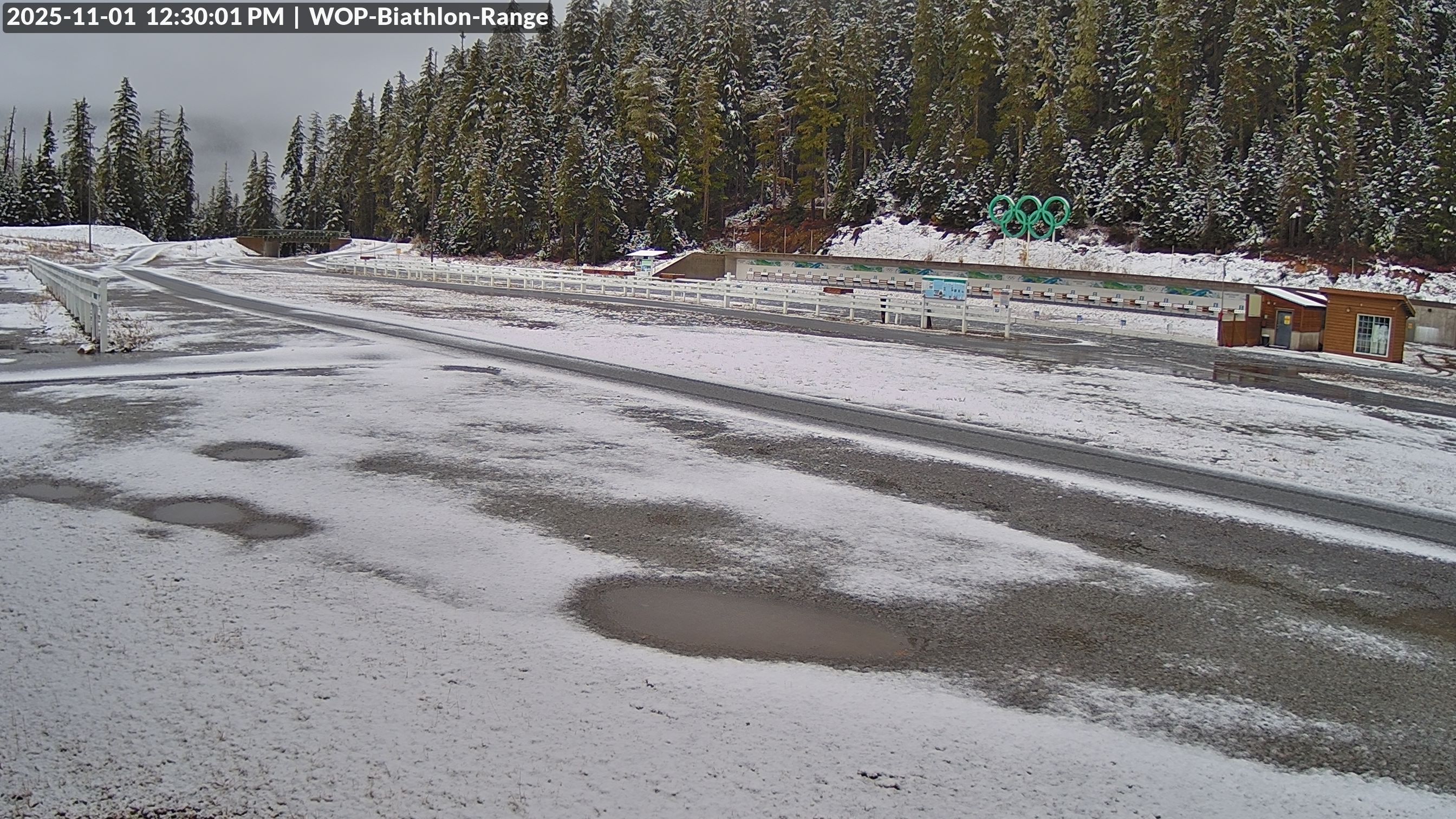View looking North East to the Olympic Biathlon Range