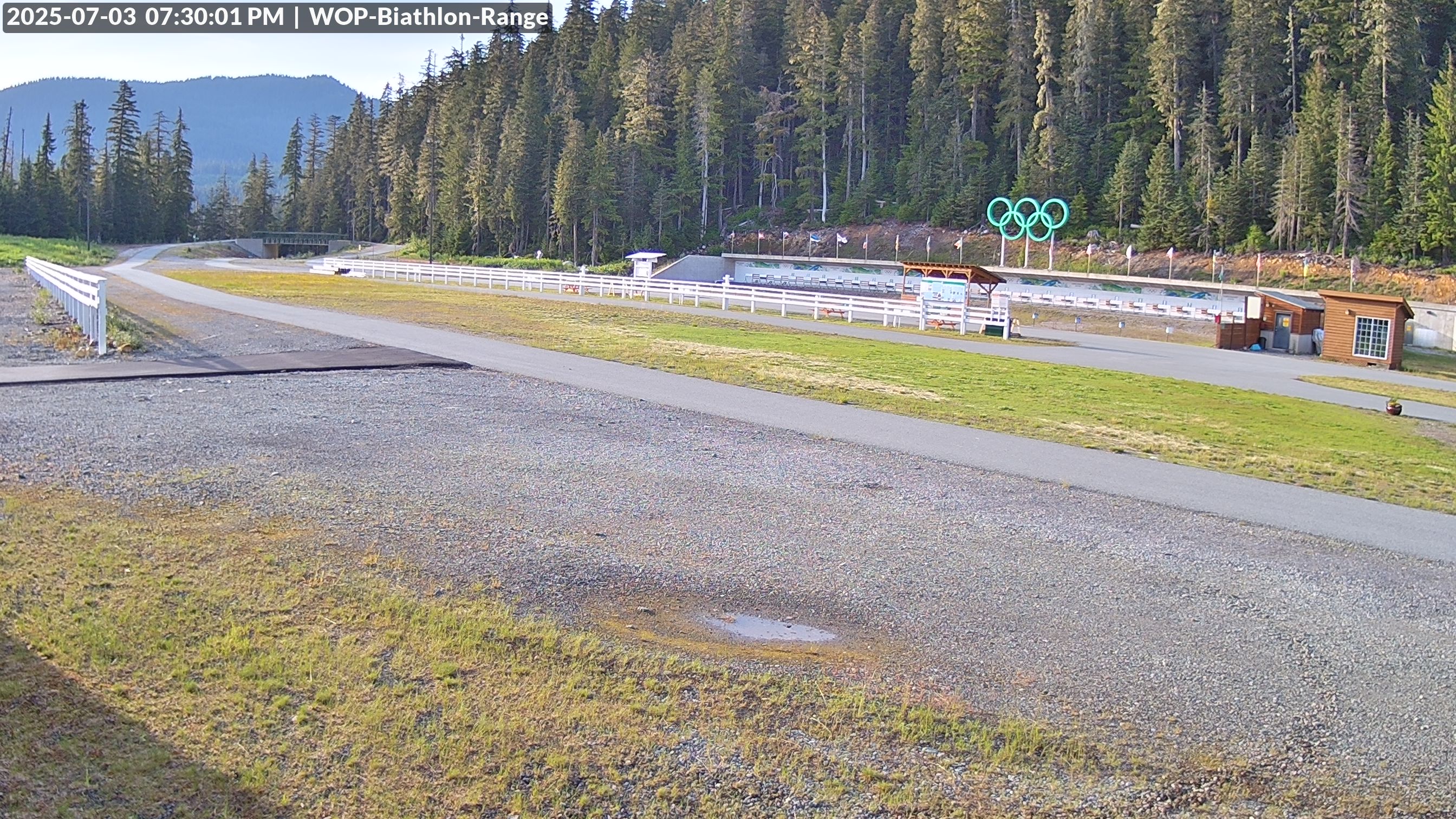 View looking North East to the Olympic Biathlon Range
