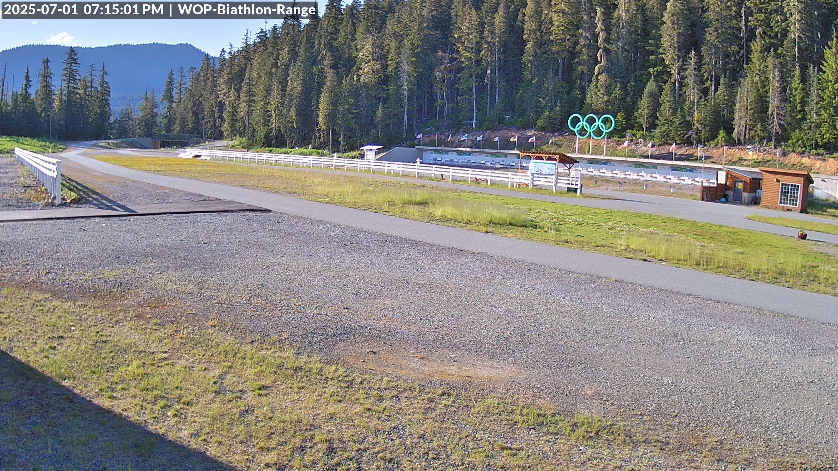 View looking North East to the Olympic Biathlon Range
