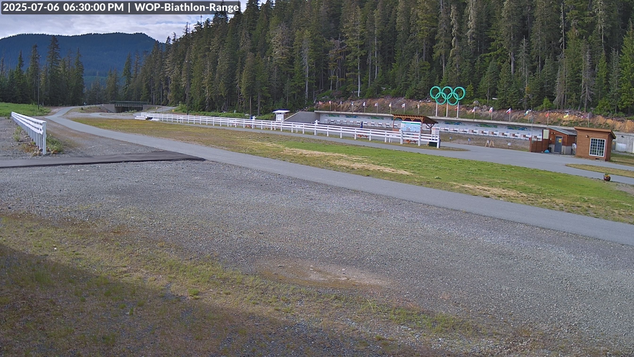 View looking North East to the Olympic Biathlon Range