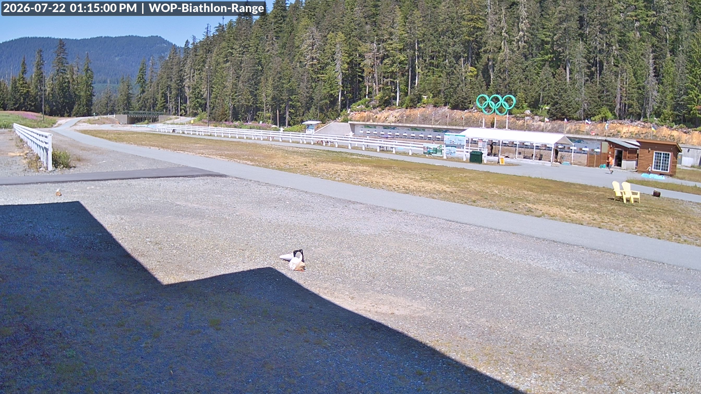 View looking North East to the Olympic Biathlon Range