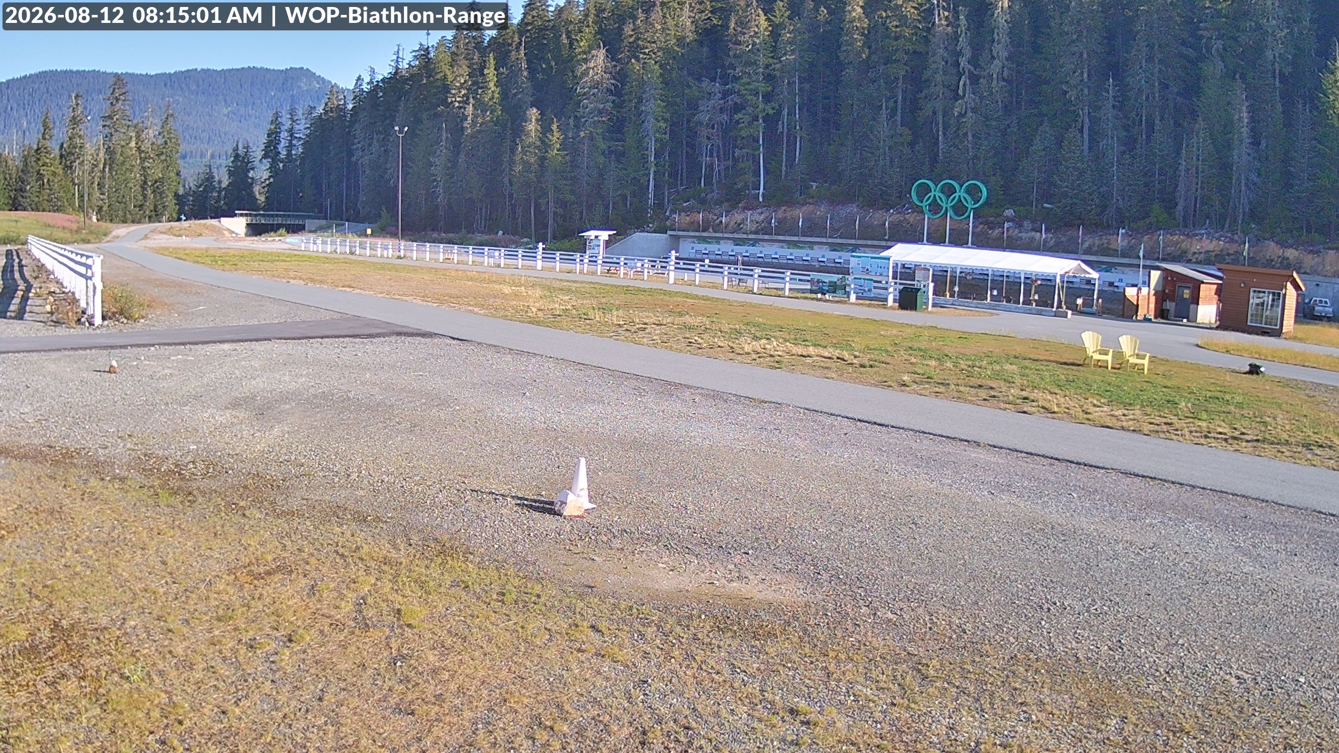 View looking North East to the Olympic Biathlon Range