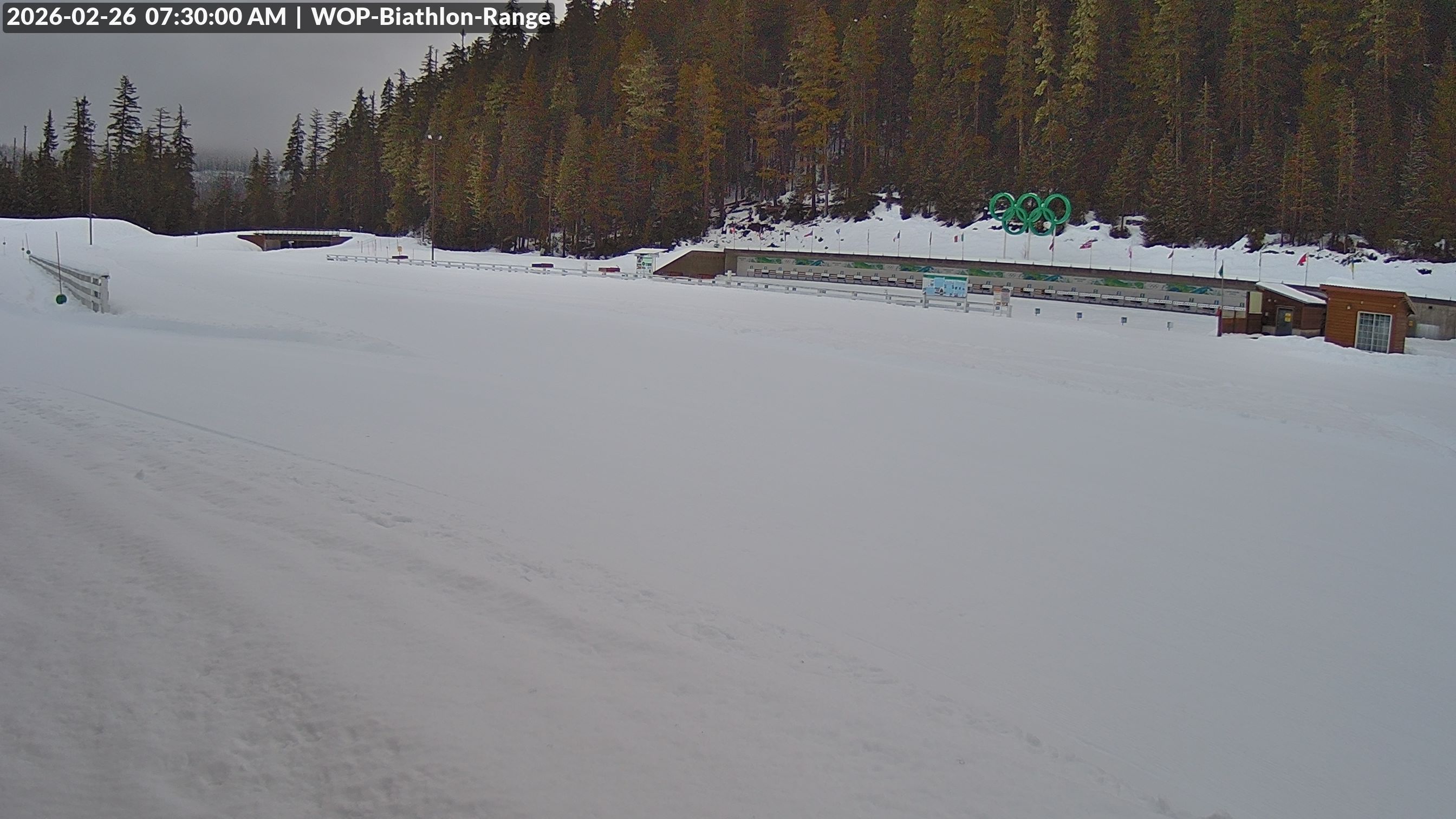 View looking North East to the Olympic Biathlon Range