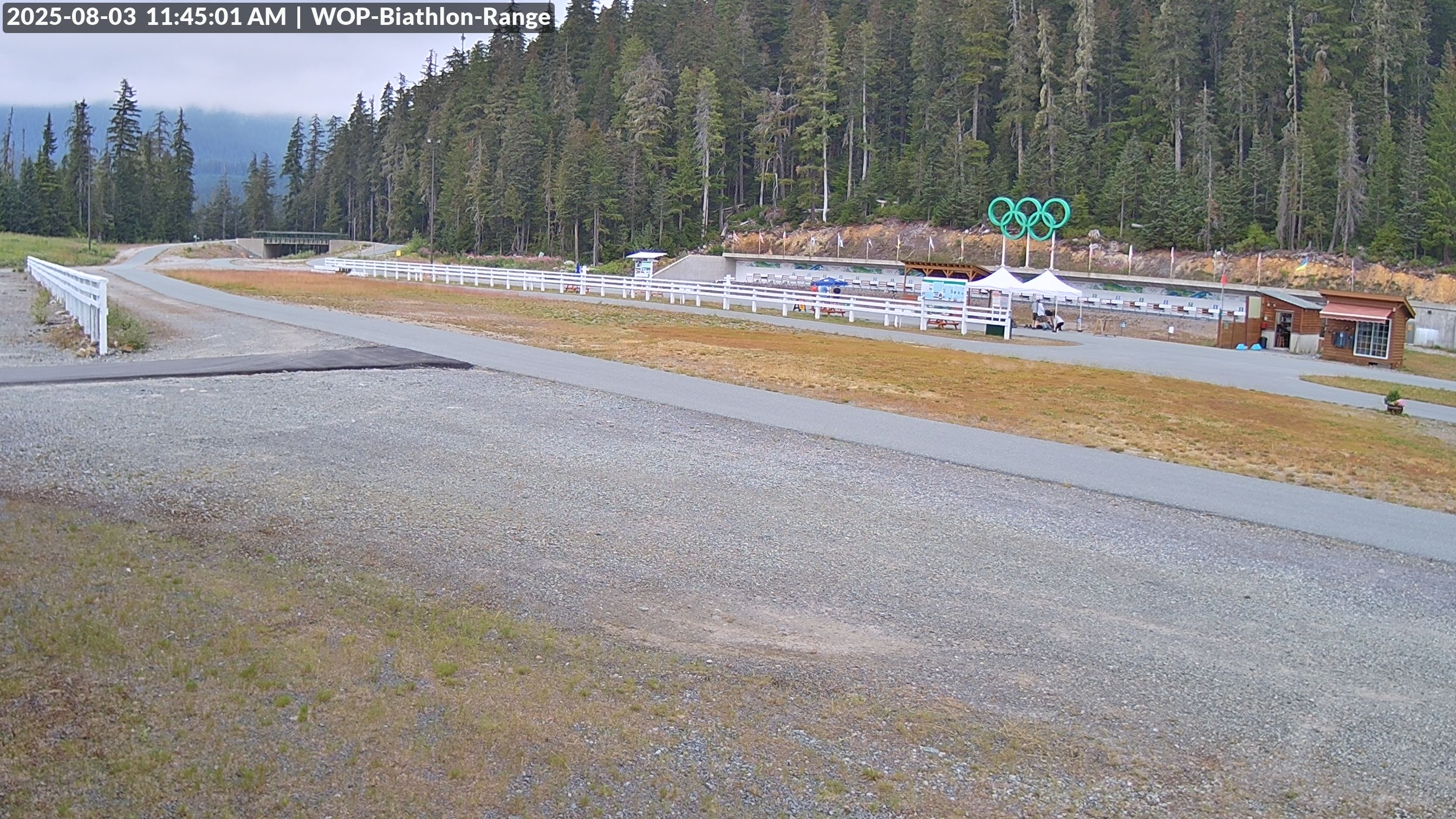 View looking North East to the Olympic Biathlon Range