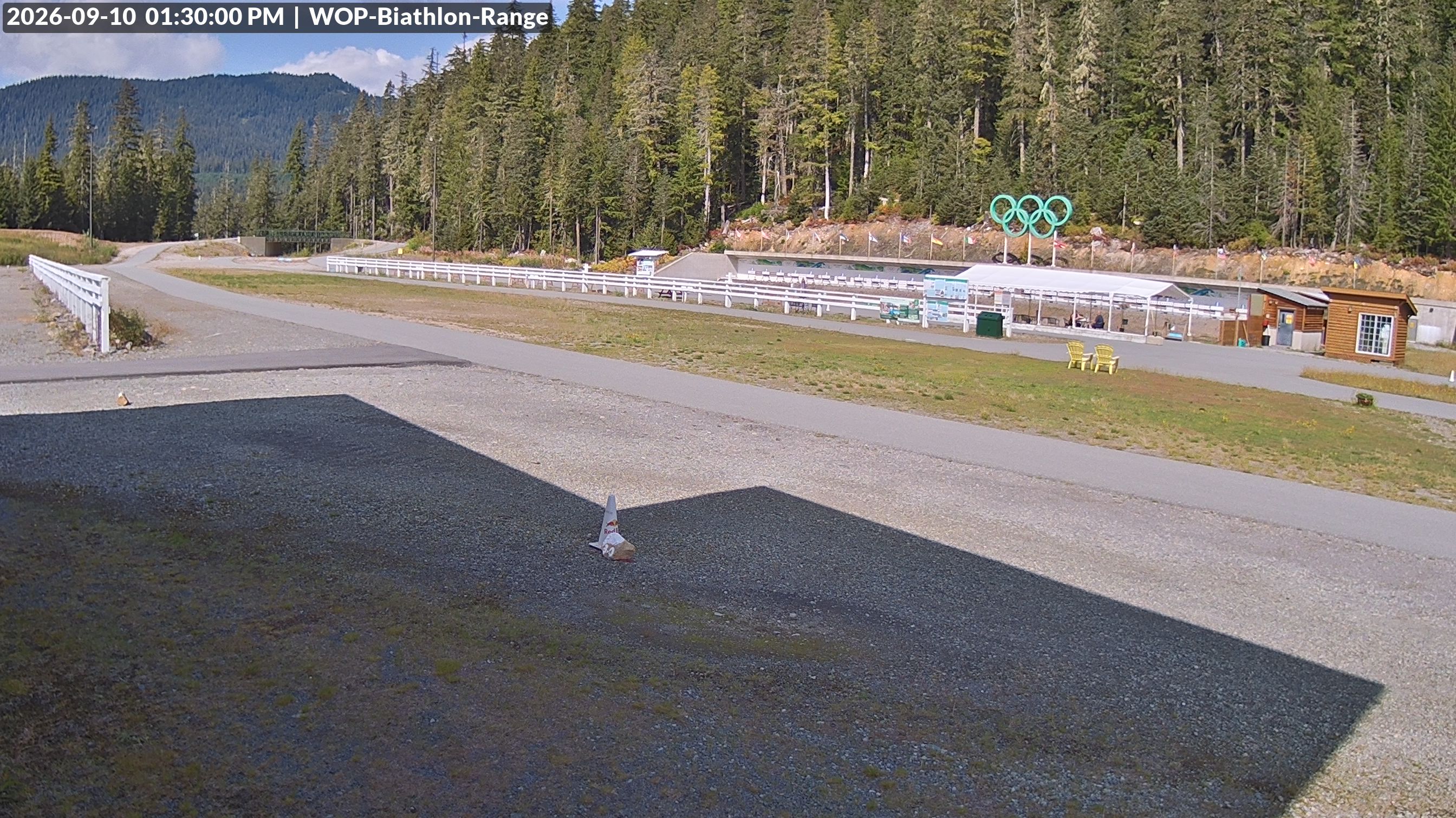 View looking North East to the Olympic Biathlon Range