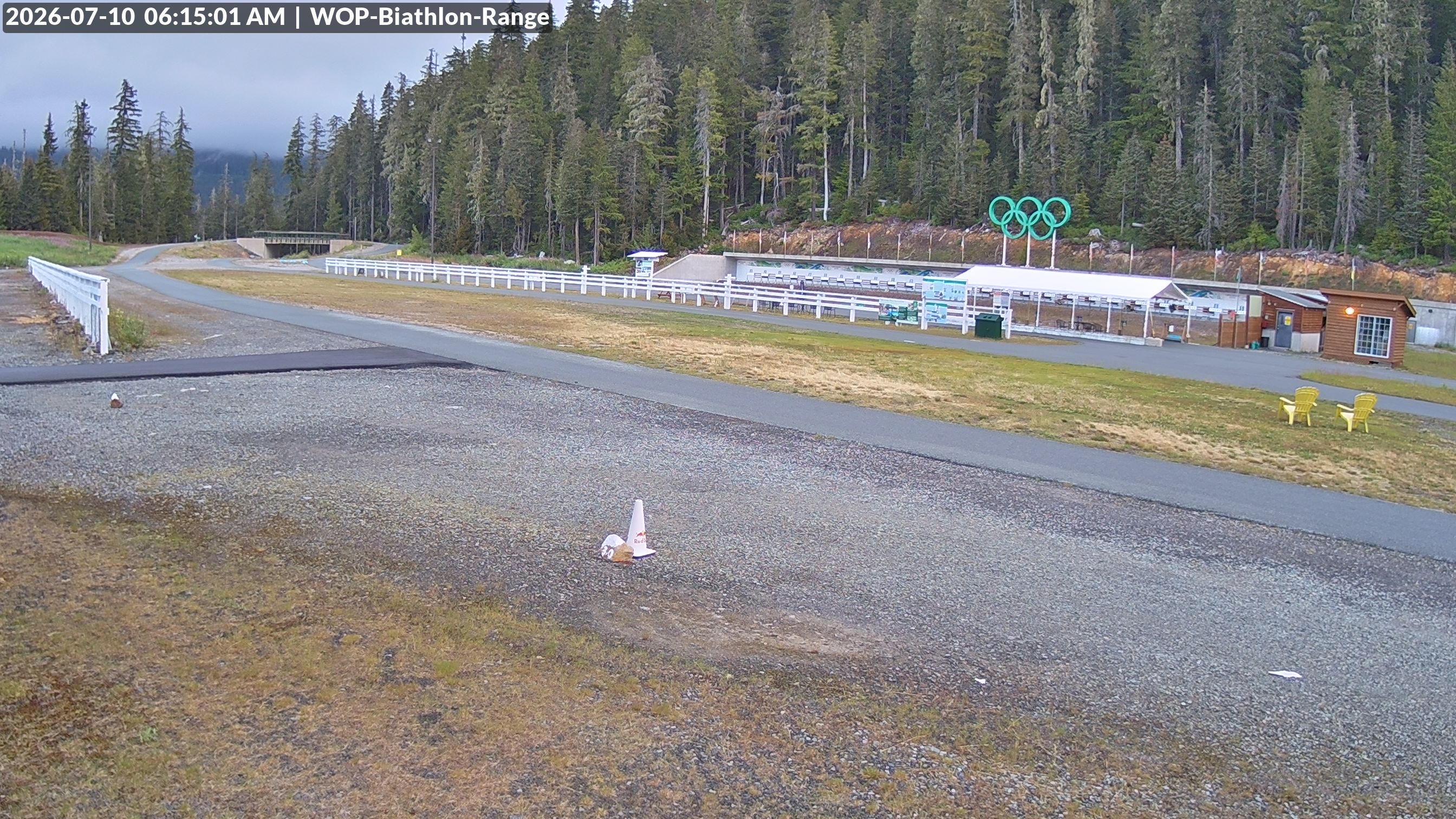 View looking North East to the Olympic Biathlon Range