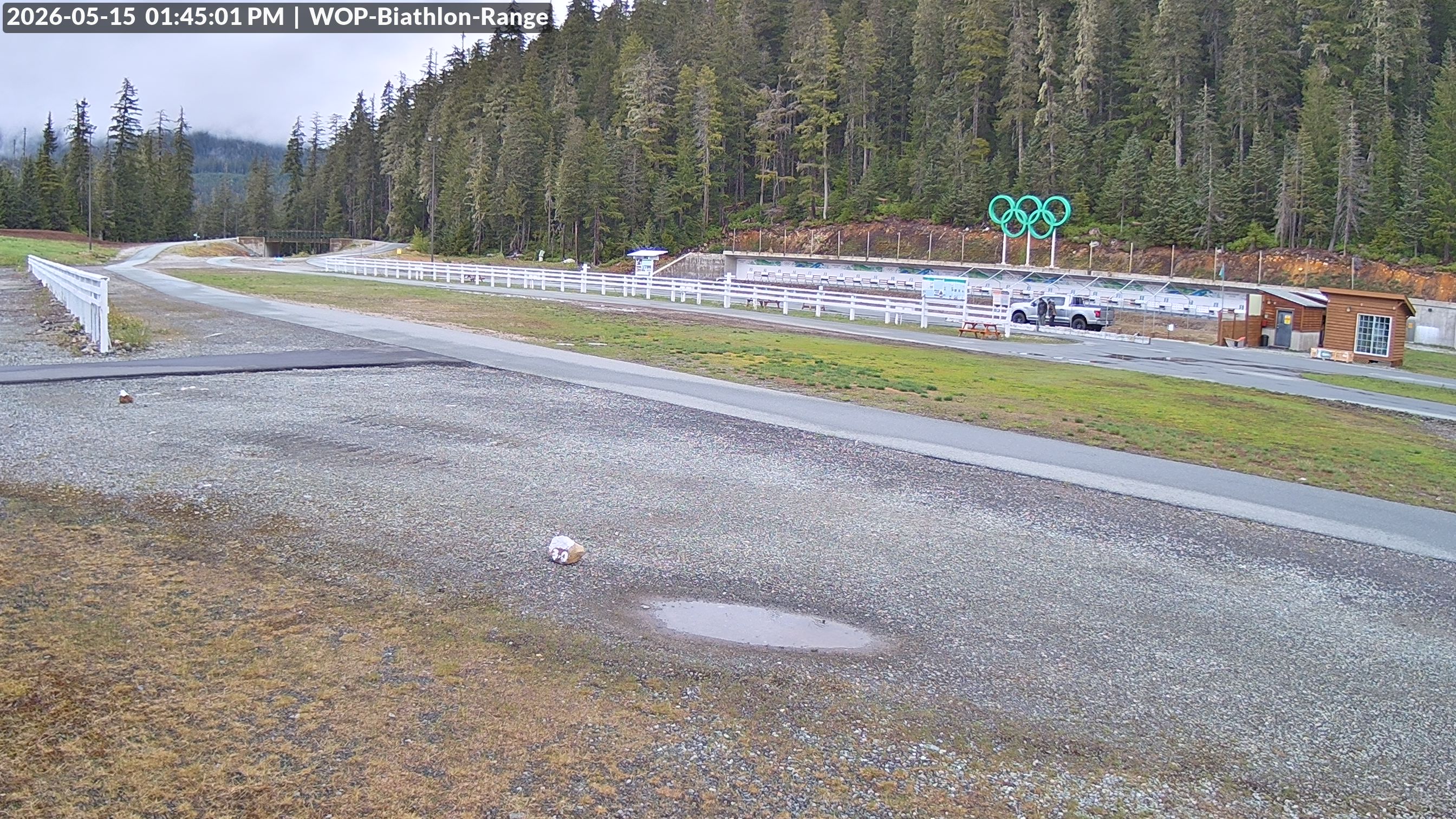 View looking North East to the Olympic Biathlon Range