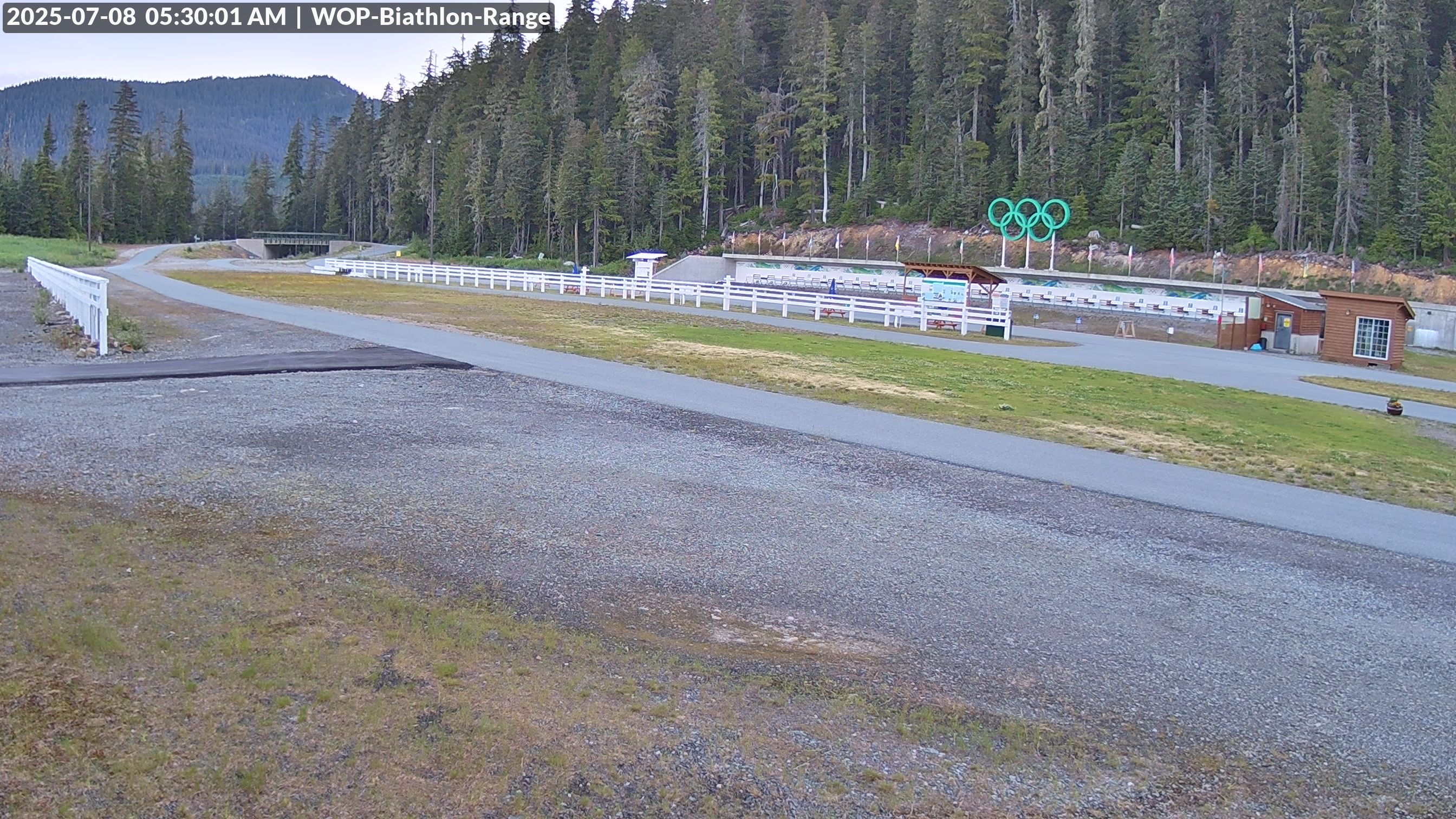 View looking North East to the Olympic Biathlon Range