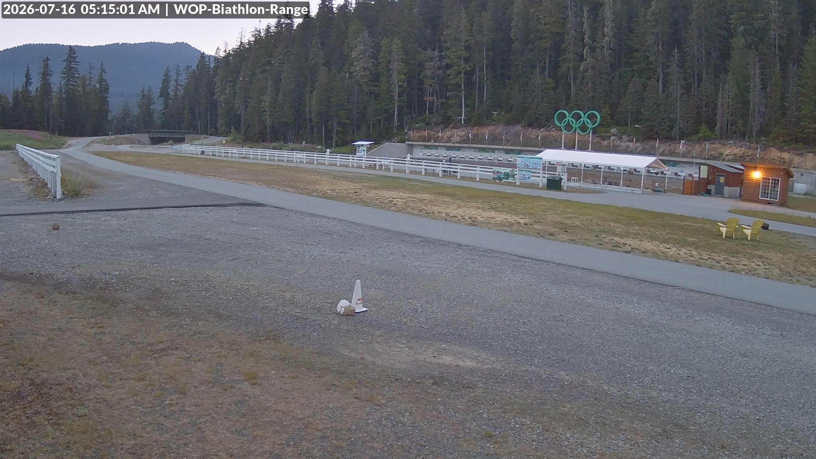 View looking North East to the Olympic Biathlon Range
